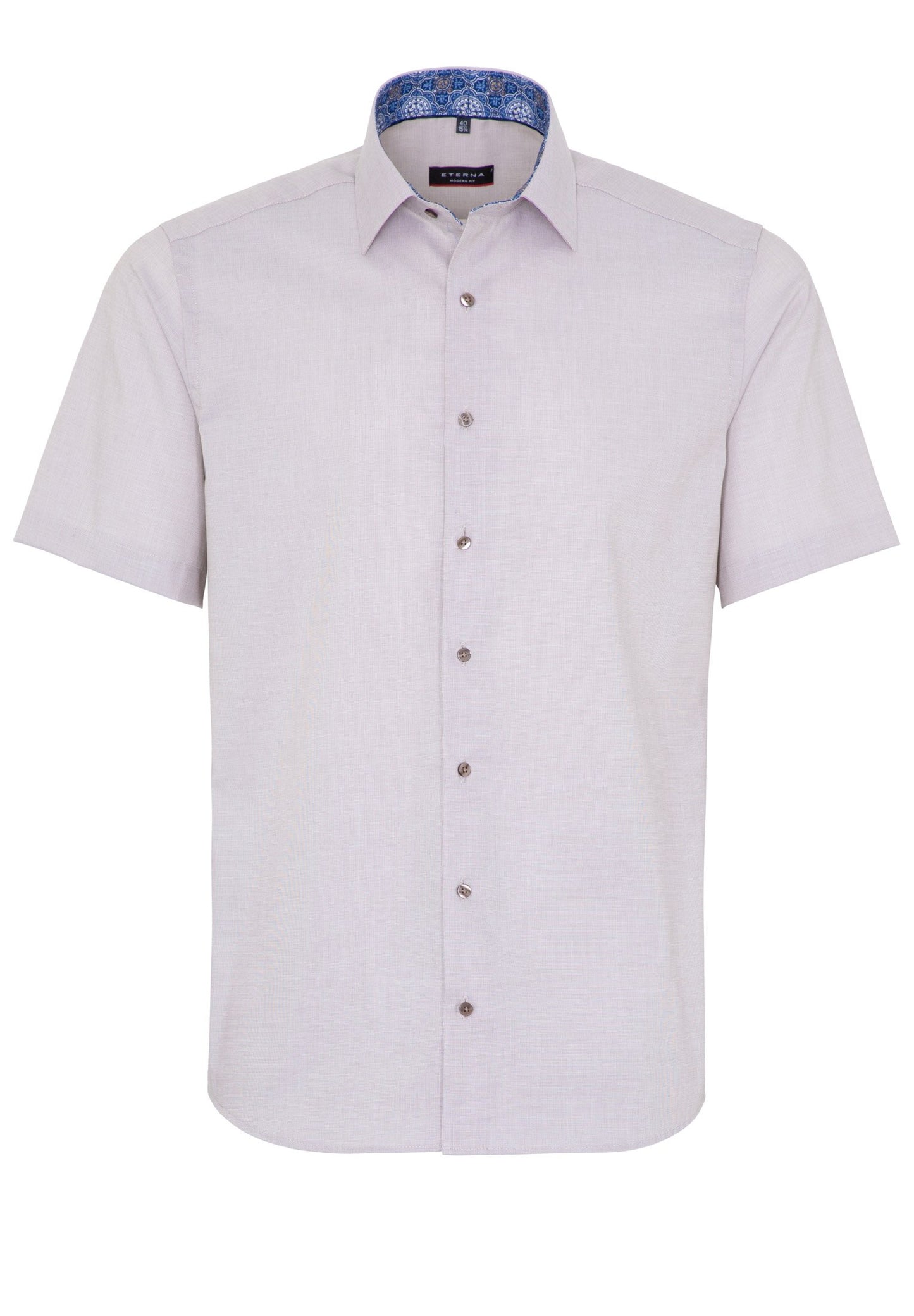 Hemd Pinpoint Kurzarm (Beige)
