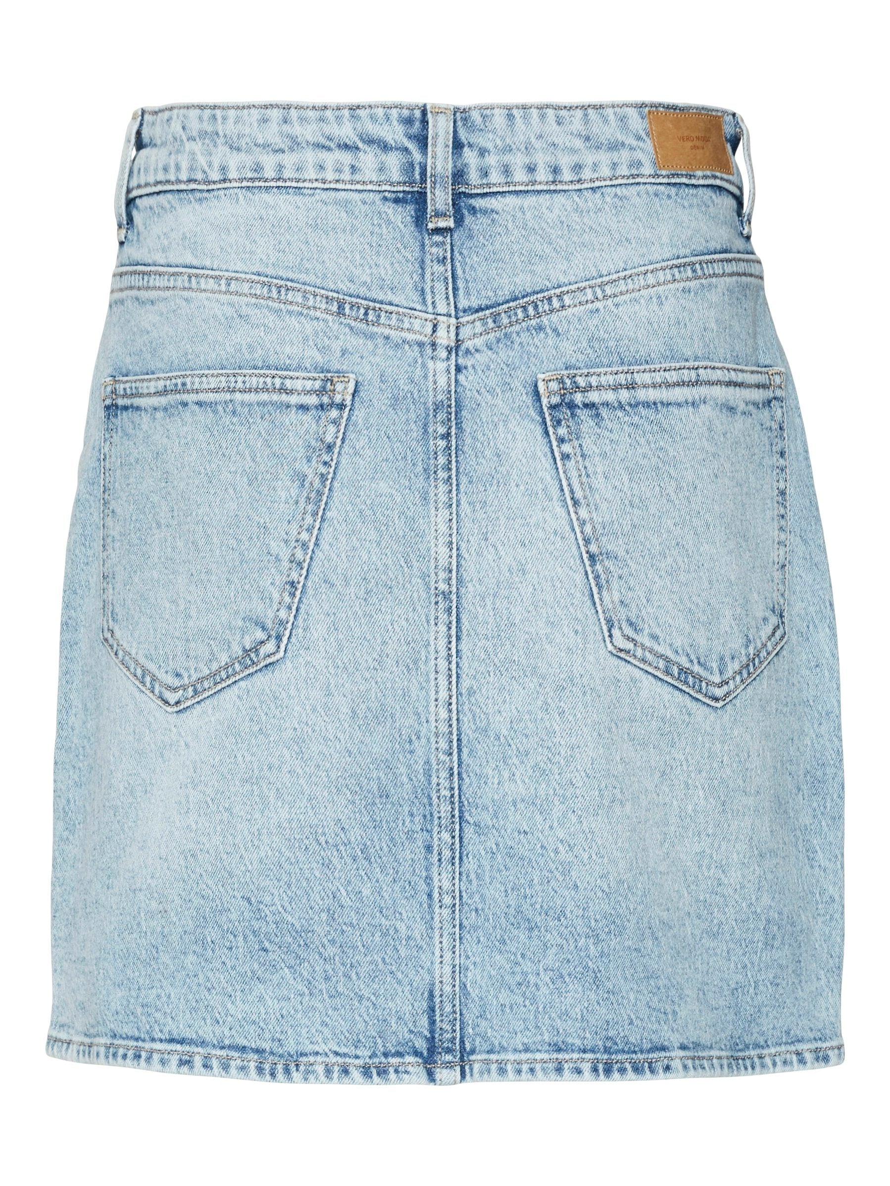 Vmtessa Hr Short Dnm Skirt Mix Ga Noos (Light Blue De)