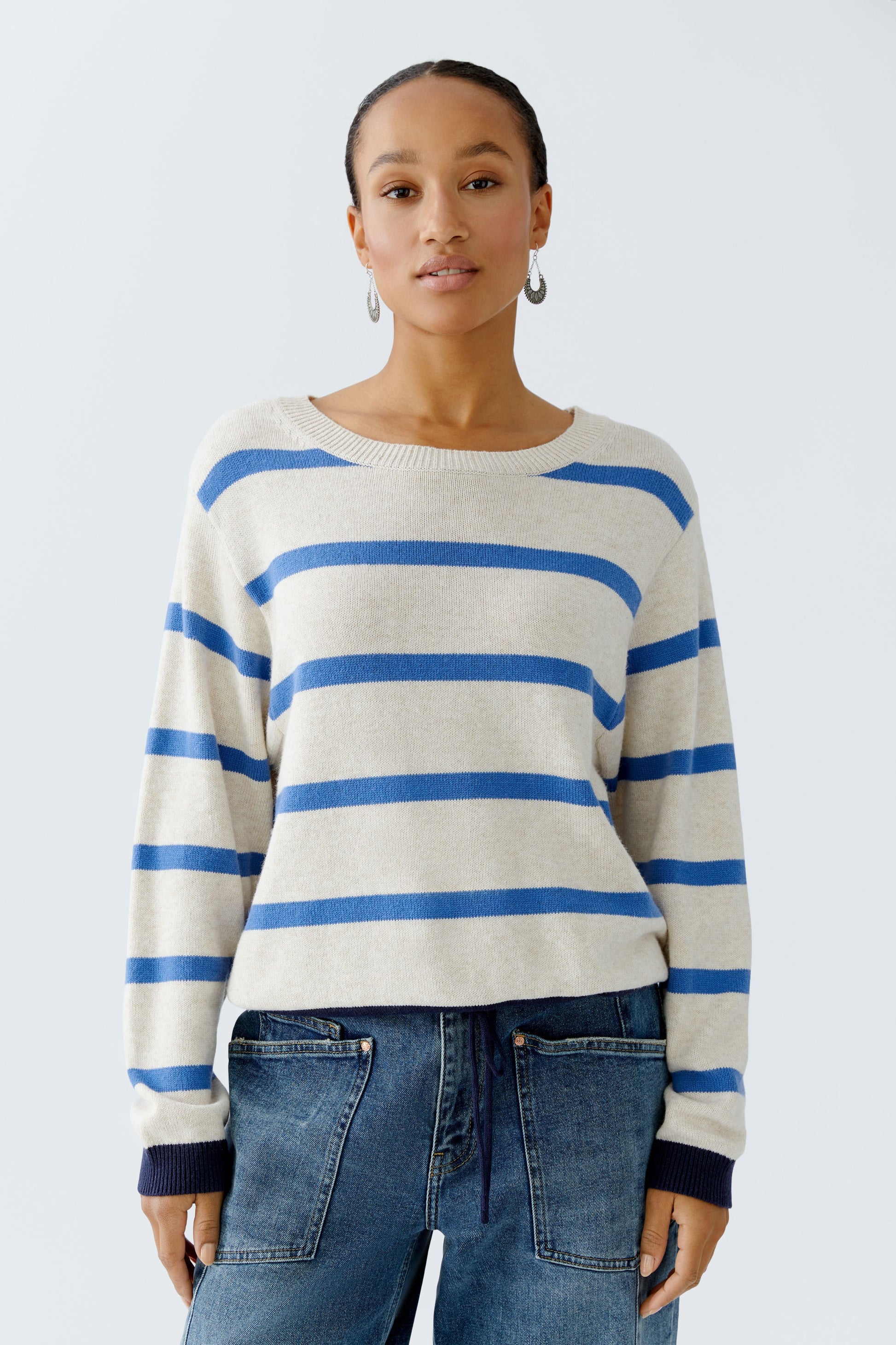 Pullover (Offwhite Blue)