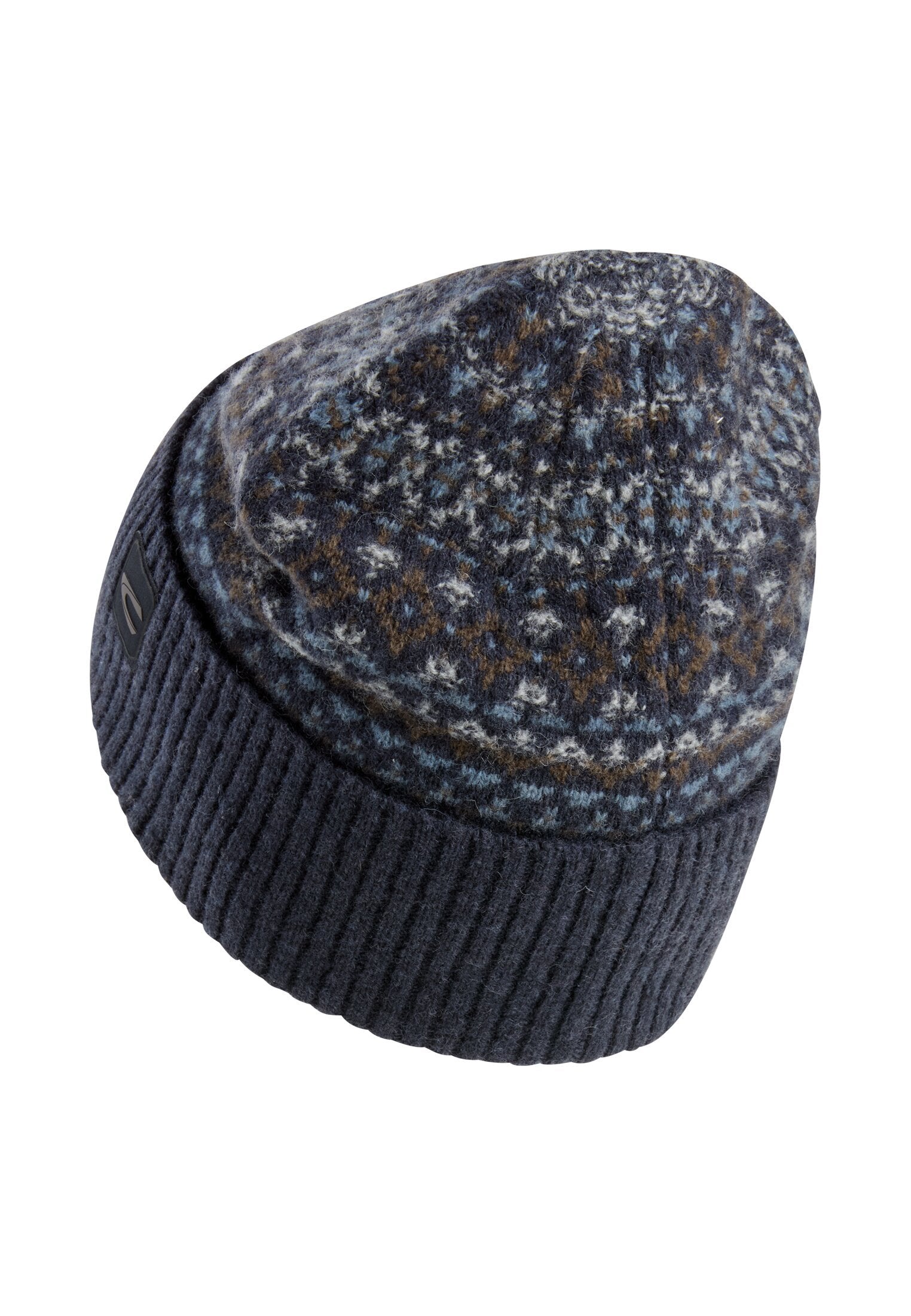 Beanie aus reiner Wolle (Dark Navy)
