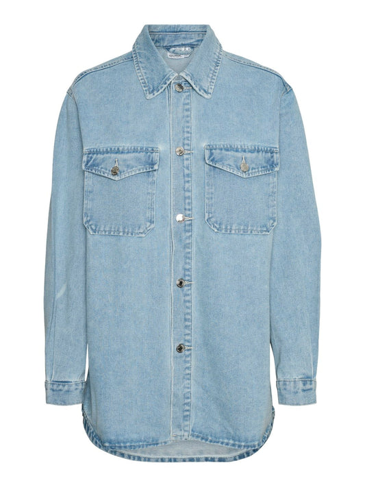 Vmnaya Oversized Denim Shirt Mix Noos (Light Blue De)