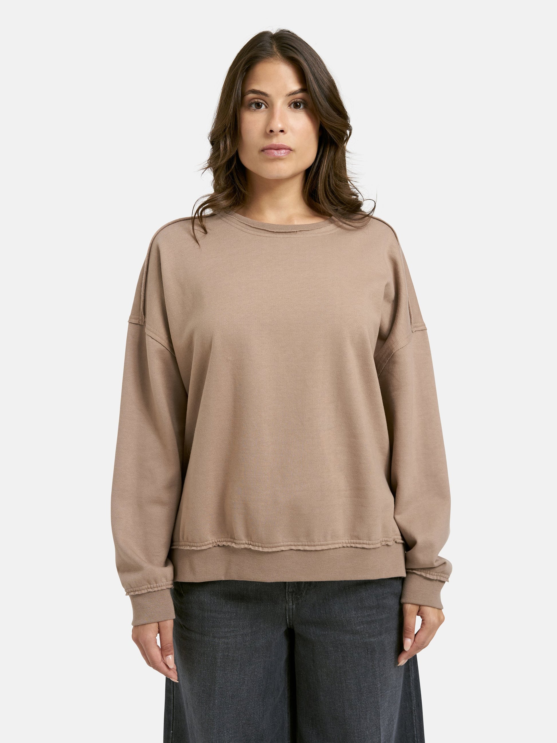 Oversize Sweatshirt Backpatch (Taupe)