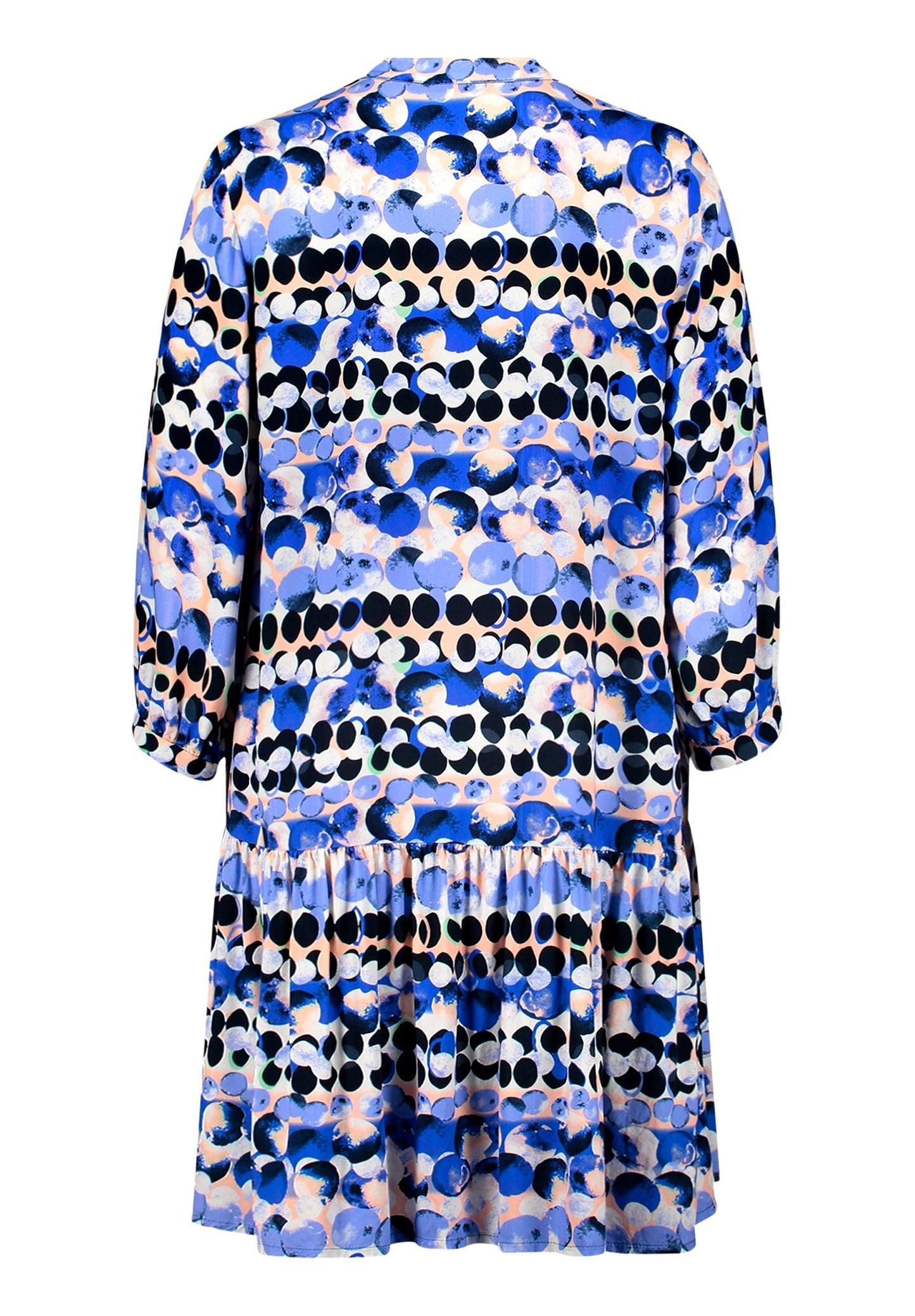 Stufenkleid (Blue/beige)