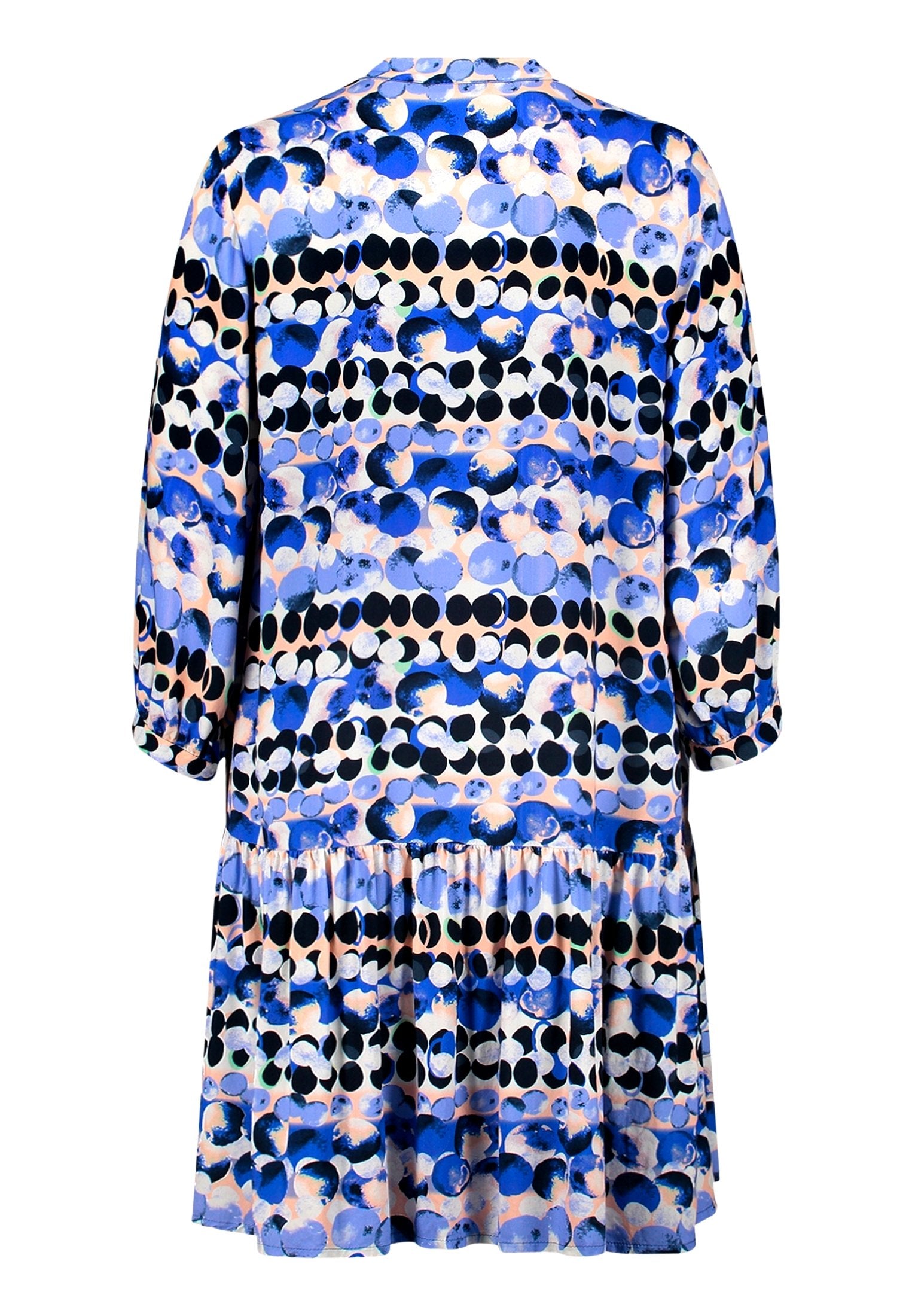 Stufenkleid (Blue/beige)