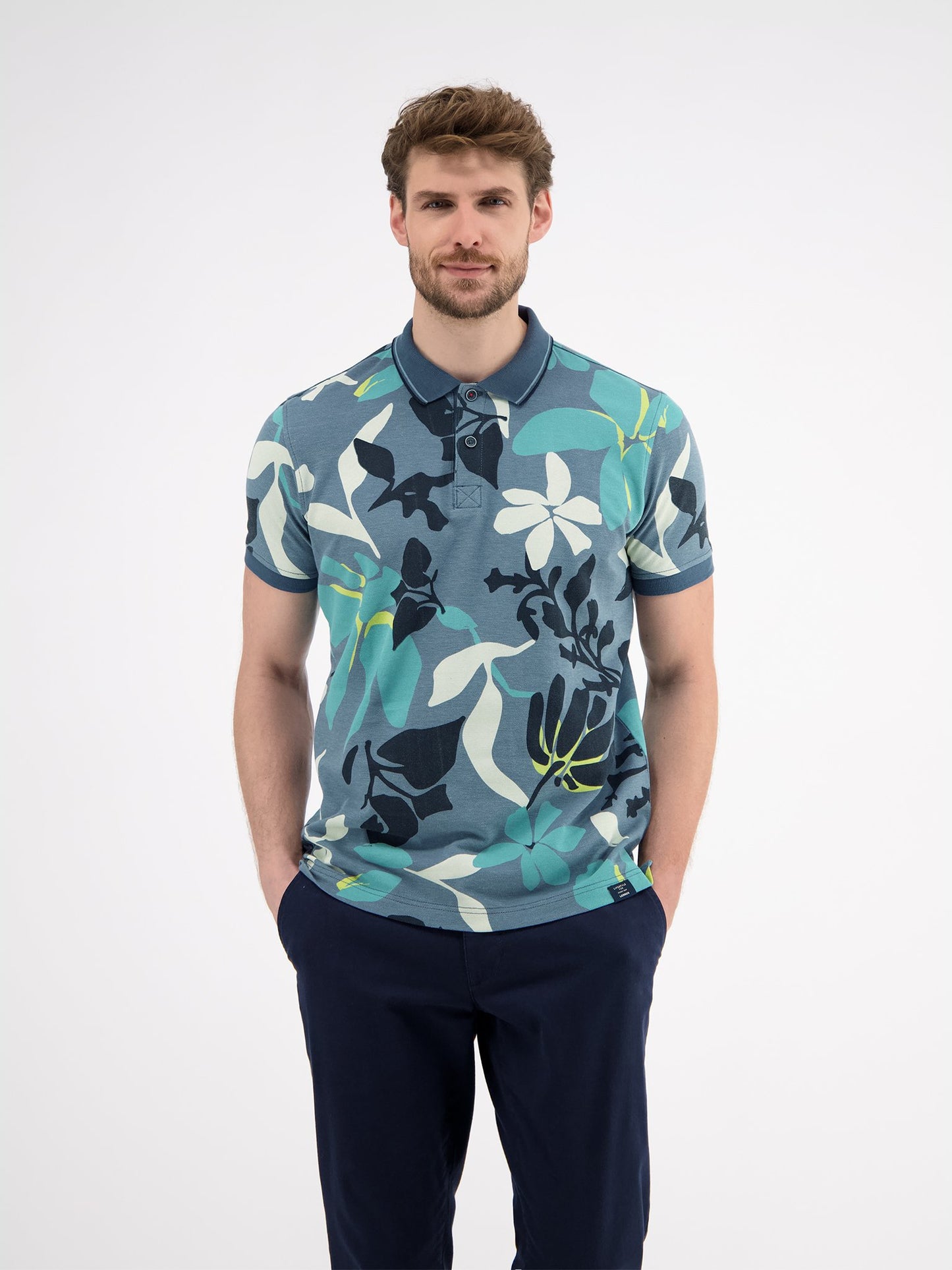 Polo-knopf (Crispy Blue)