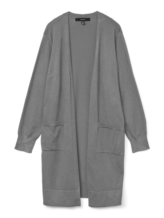 Vmsilje Ls Open Cardigan Ga Noos (Medium Grey M)