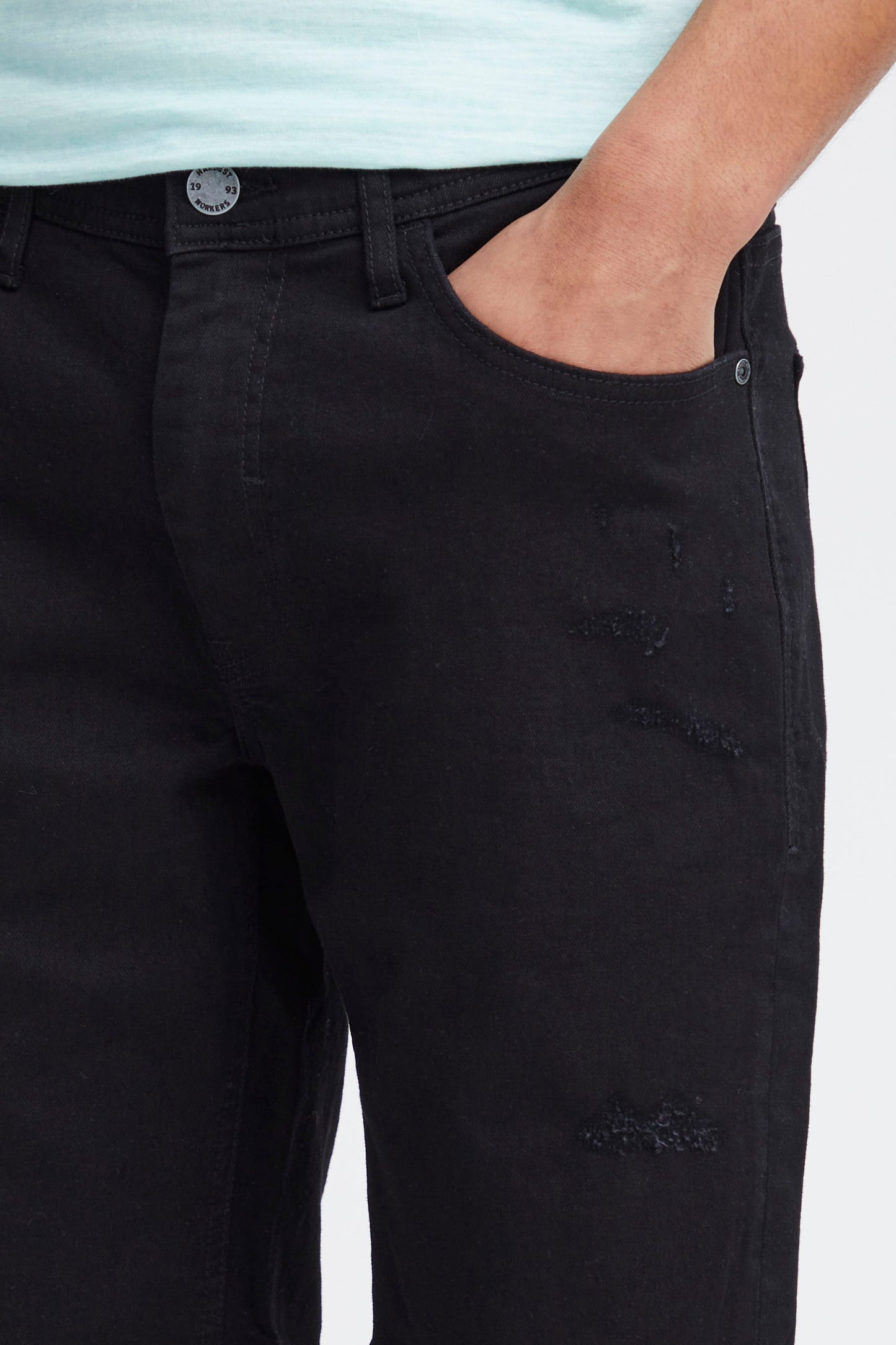 Denim shorts (Denim Black)