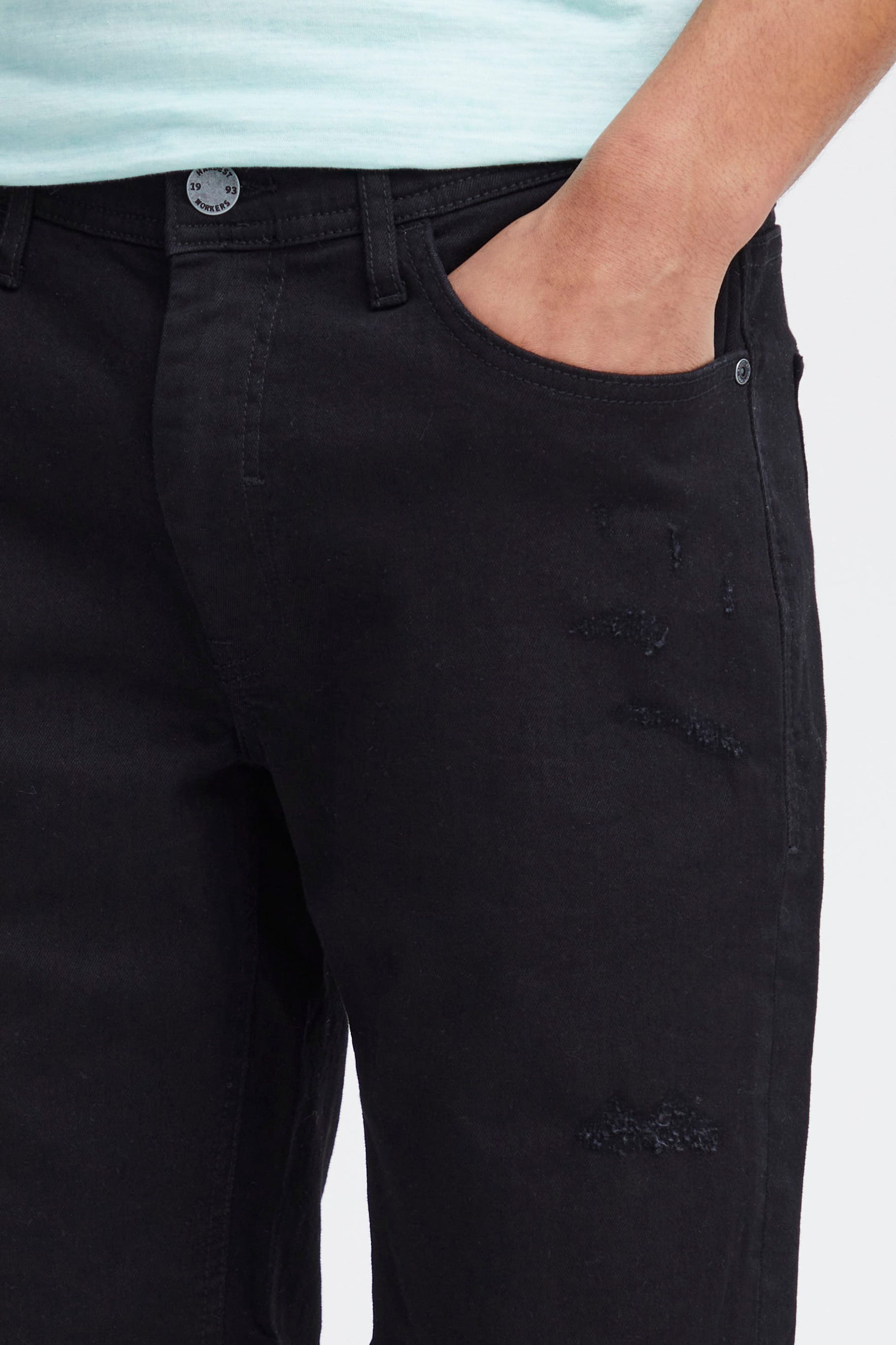 Denim shorts (Denim Black)