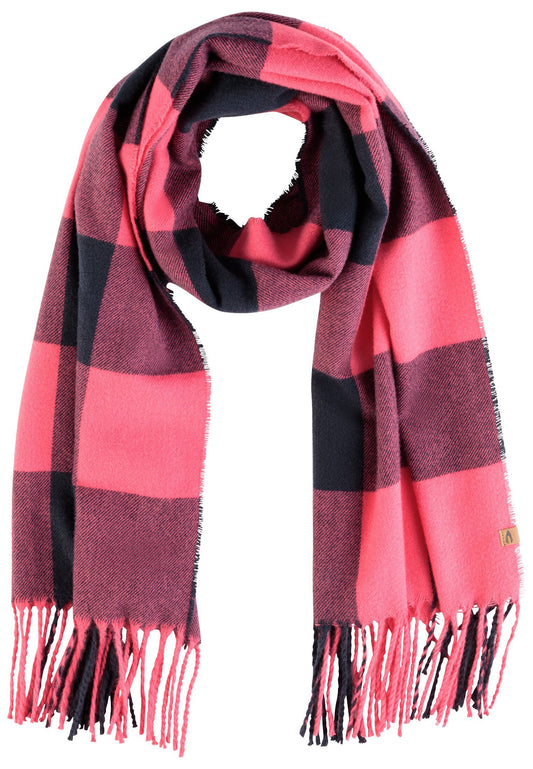 Weicher Schal im Karomuster (Tearose Check)