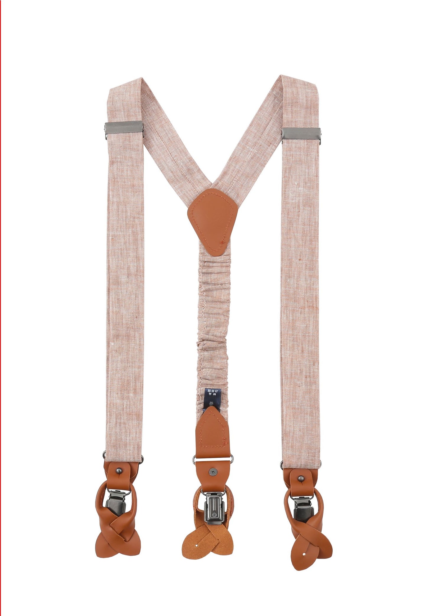 Set Hosenträger+Fliege Uni (Fb.4 Beige)