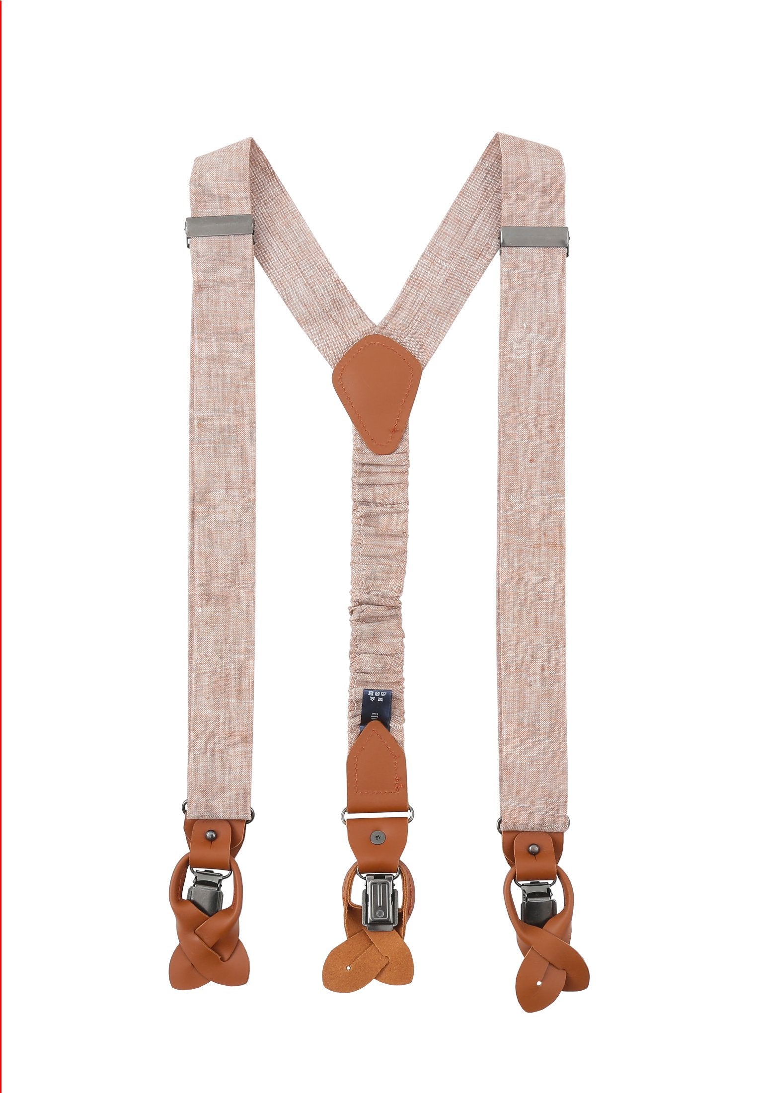 Set Hosenträger+Fliege Uni (Fb.4 Beige)
