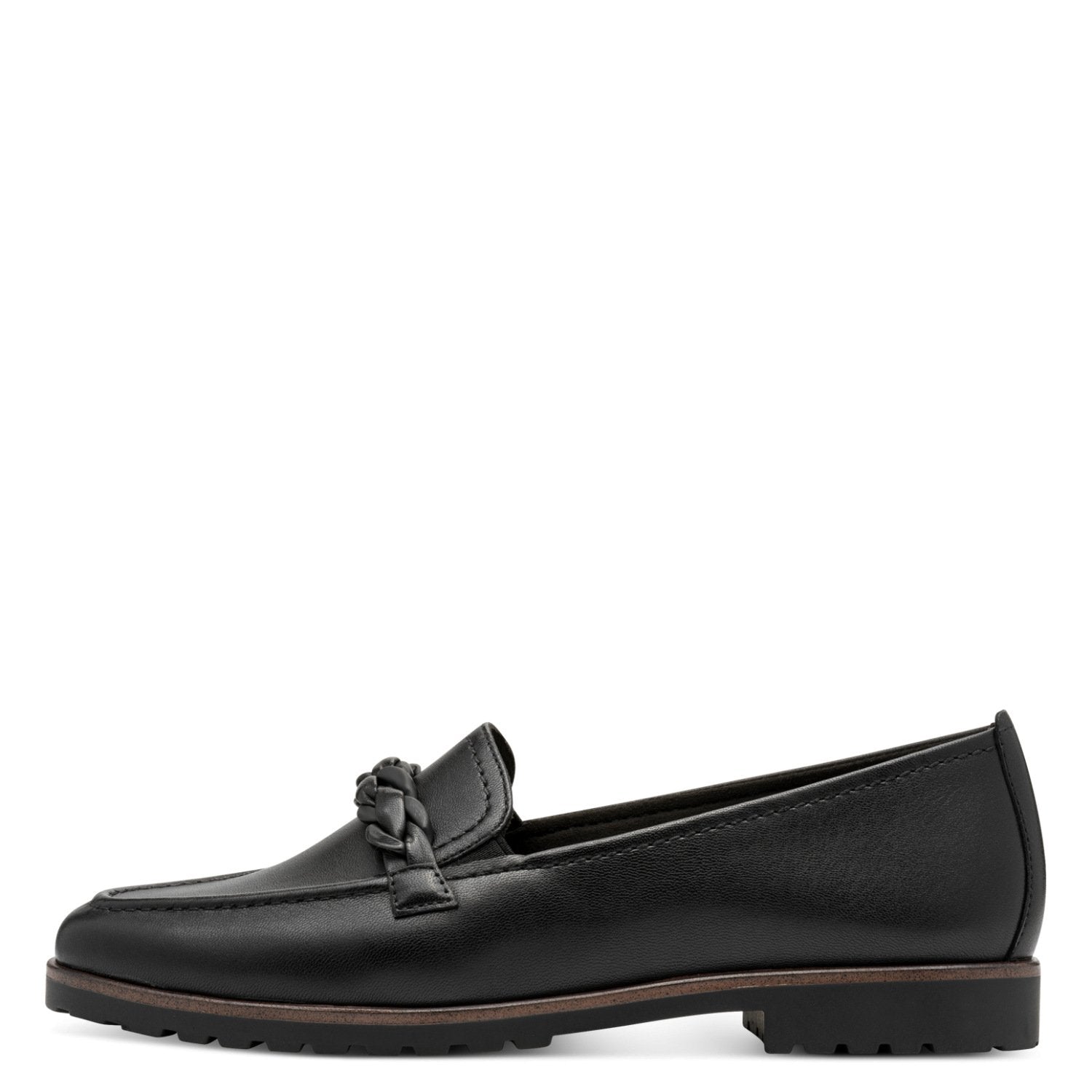Slipper (Black Leather)