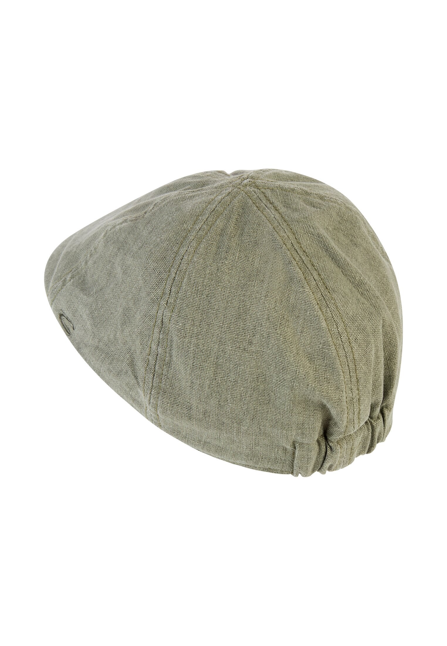 Flat Cap mit Gummizug (Khaki)