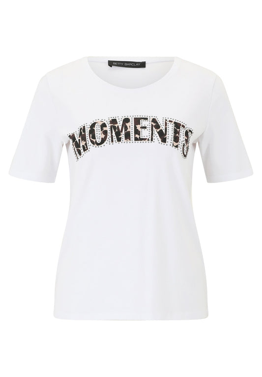 Basic Shirt (Patch White/bro)