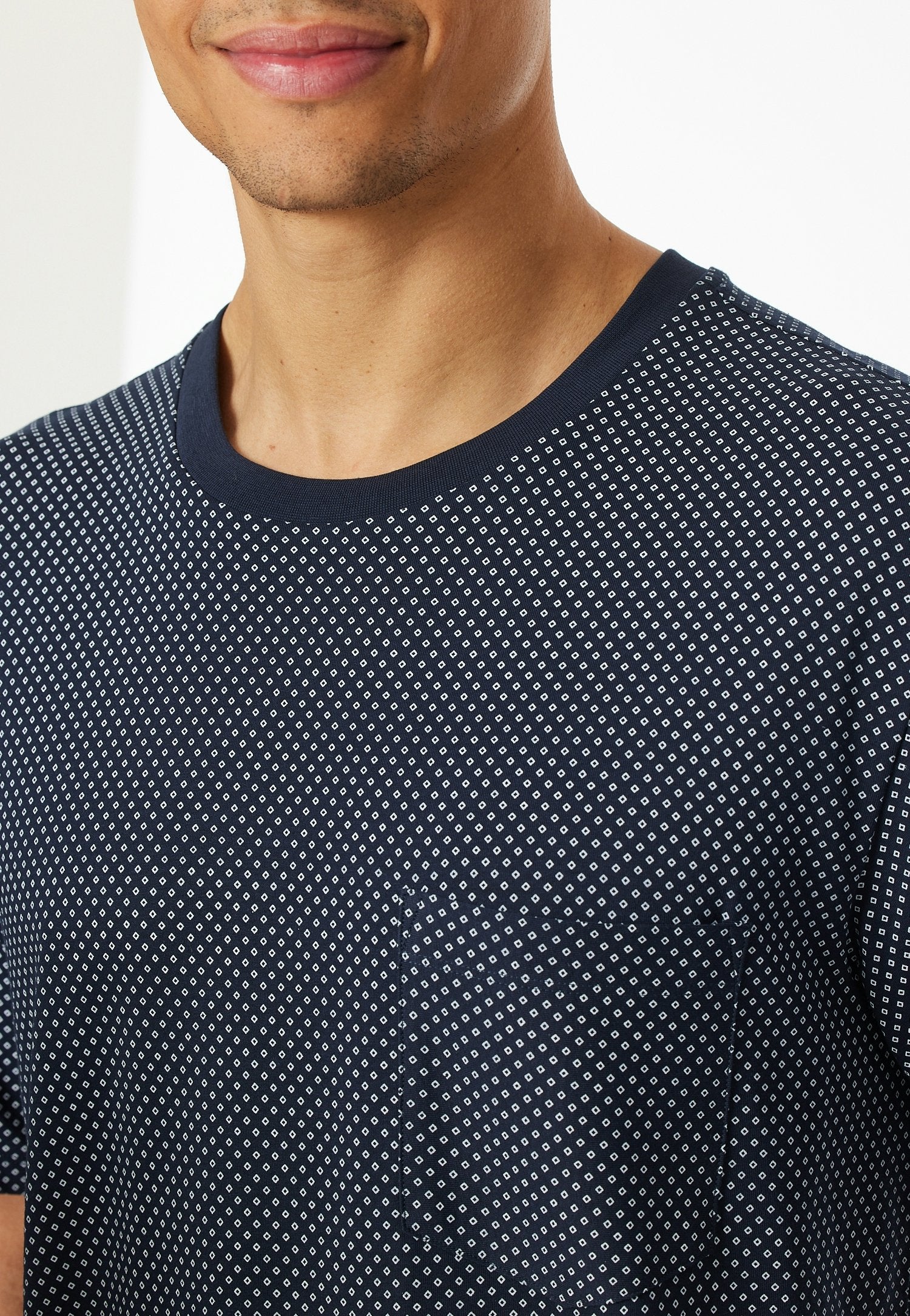 Schlafanzug kurz (Nachtblau)