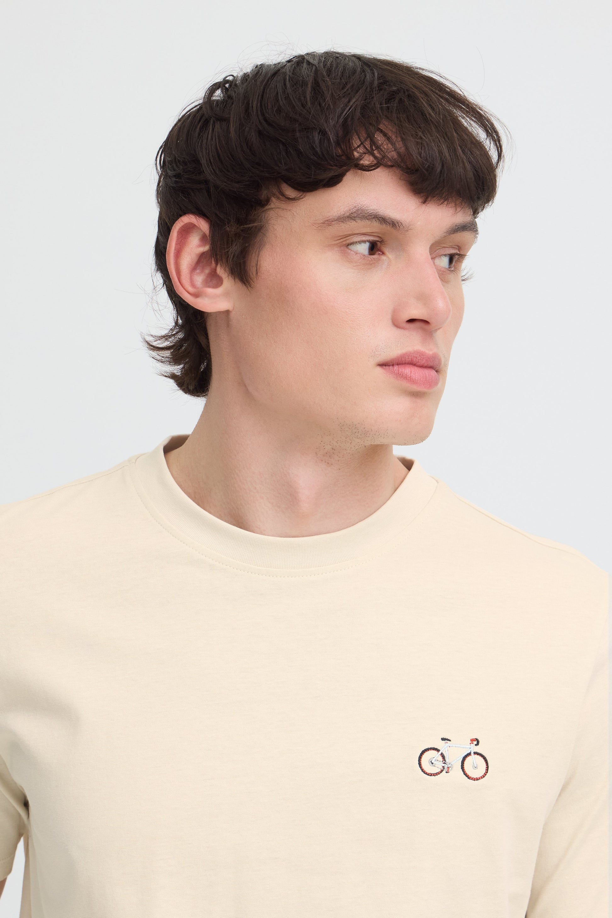 Bhkennard S/s Emb Tee (Oyster Gra)