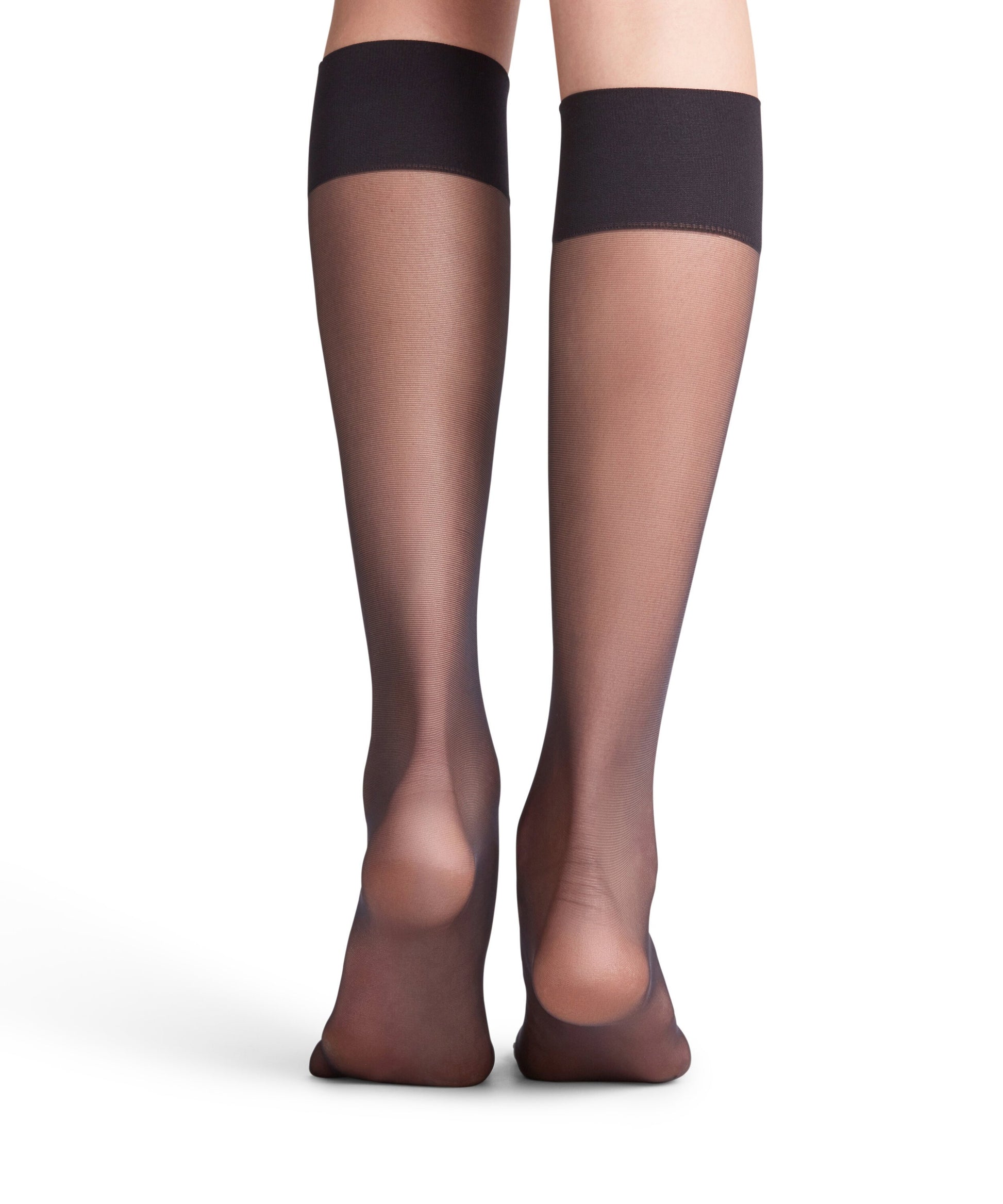 FALKE Pure Matt 20 DEN Damen Kniestrümpfe (Black)