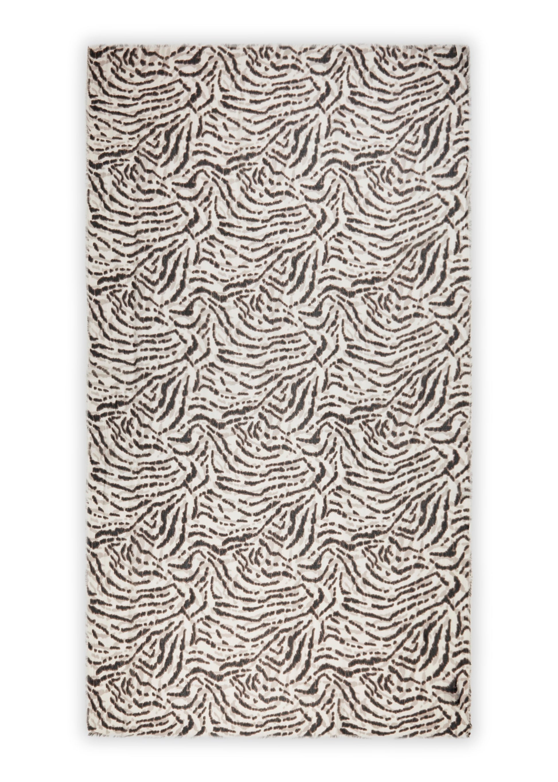 Softer Schal aus feinem Bambus mit Leoparden-Muster (Gry2 Grau)