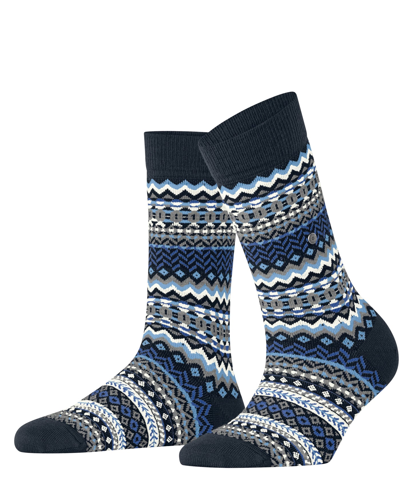 Burlington Fair Isle Damen (Marine)
