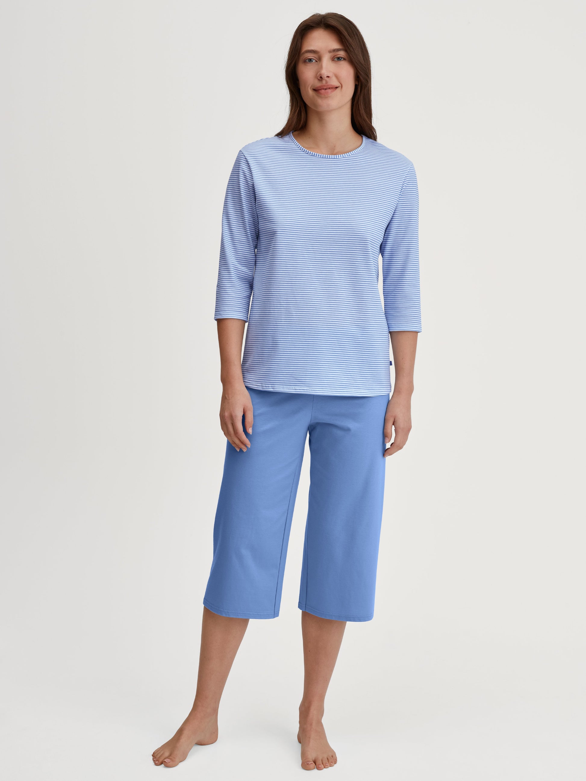 WOMEN 3/4 Pyjamas (Hydrangea Blue)