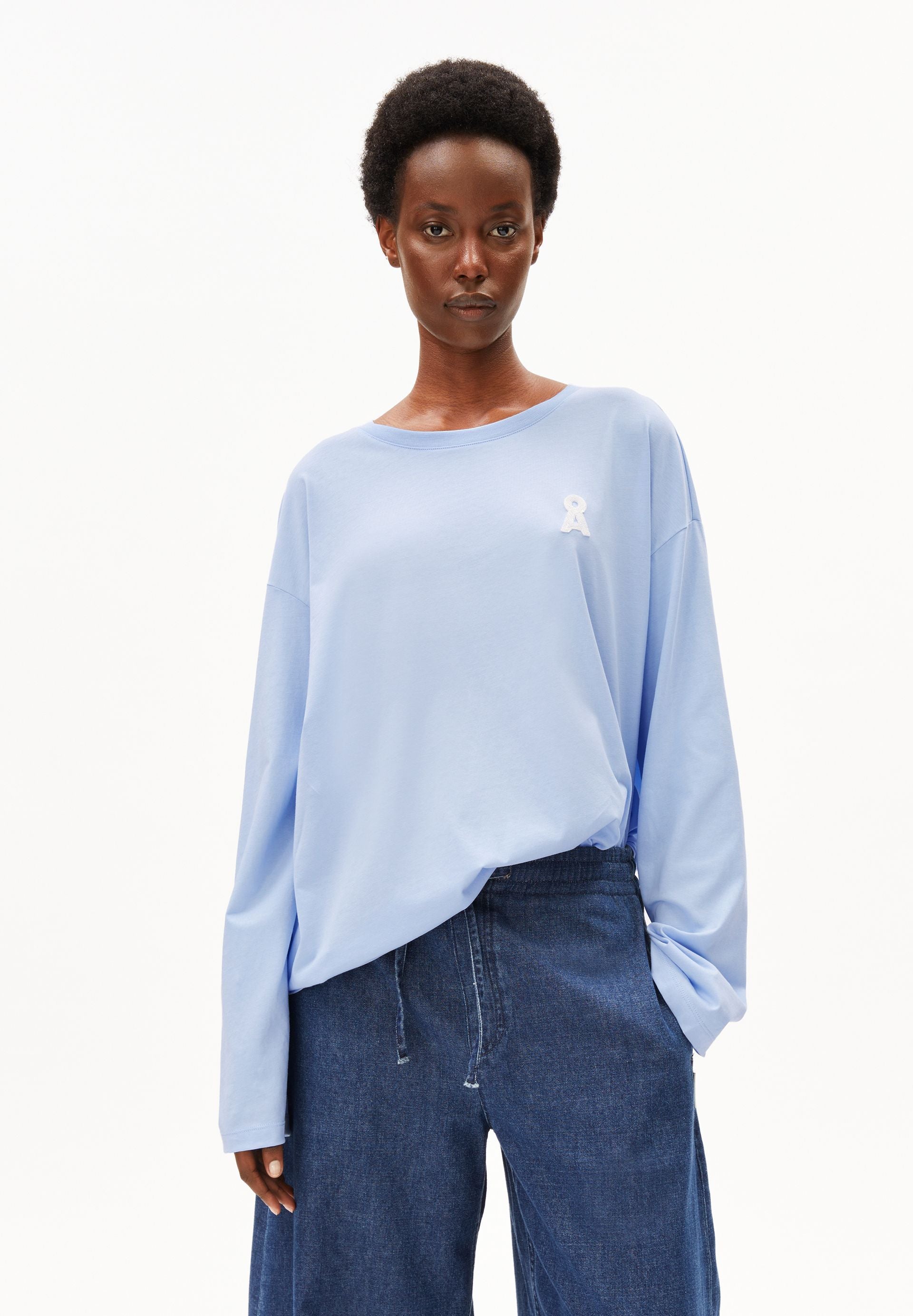 Iconic å Fietaa Longsleeve (Soft Blue)