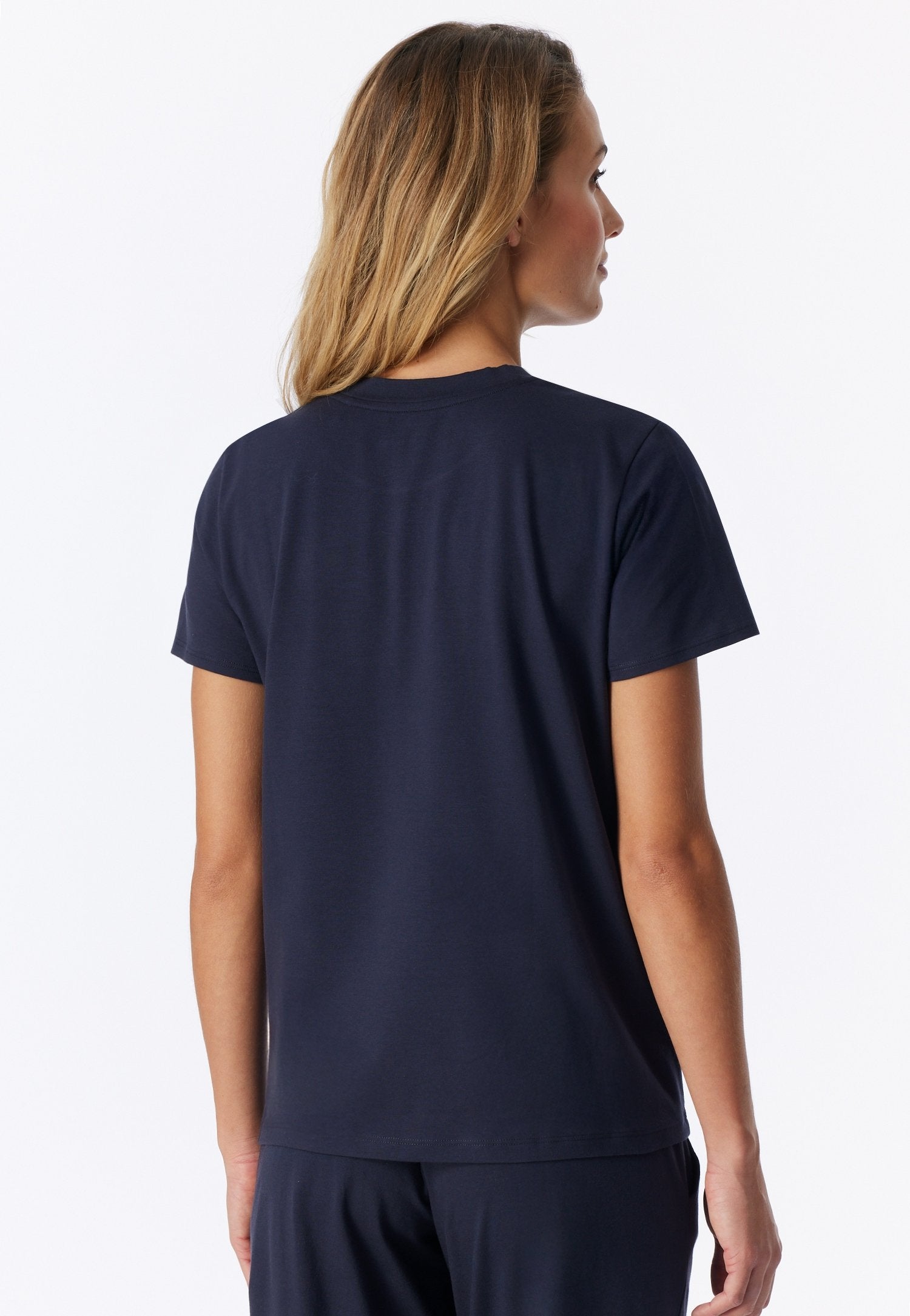 T-Shirt Rundhals (Deep Blue)