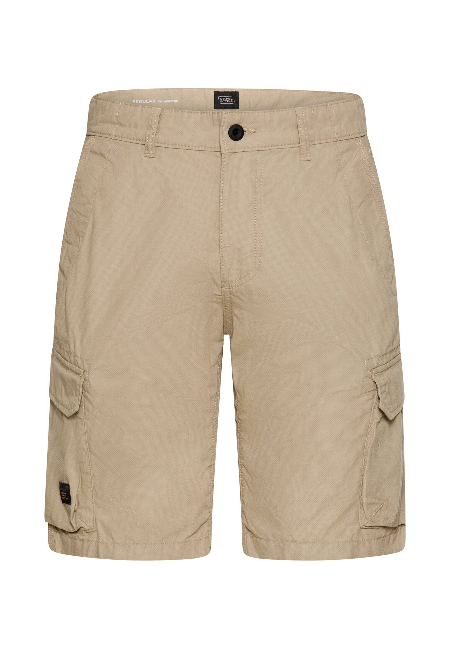 Cargoshorts aus reiner Baumwolle (Light Beige, Minimal)