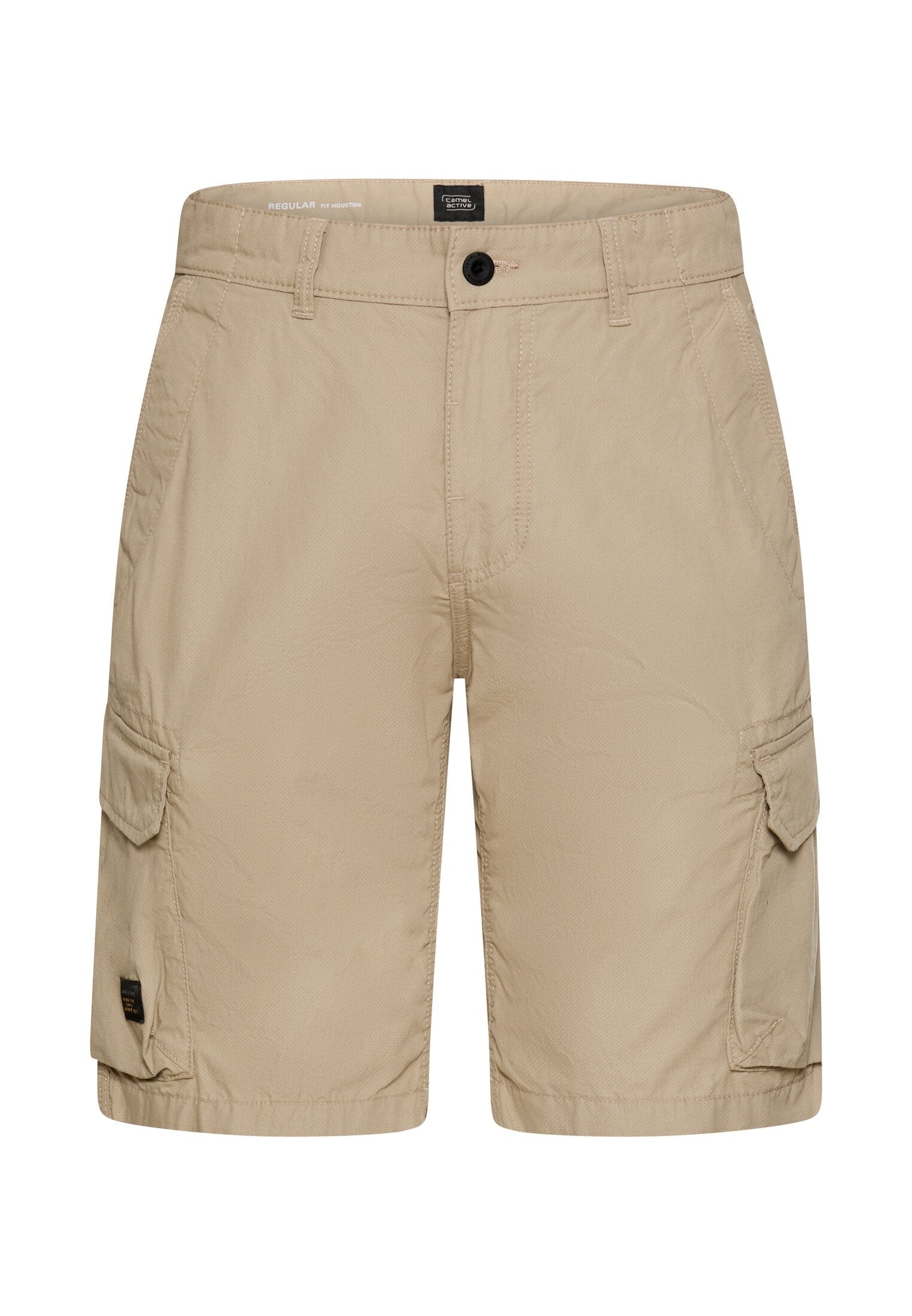 Cargoshorts aus reiner Baumwolle (Light Beige, Minimal)