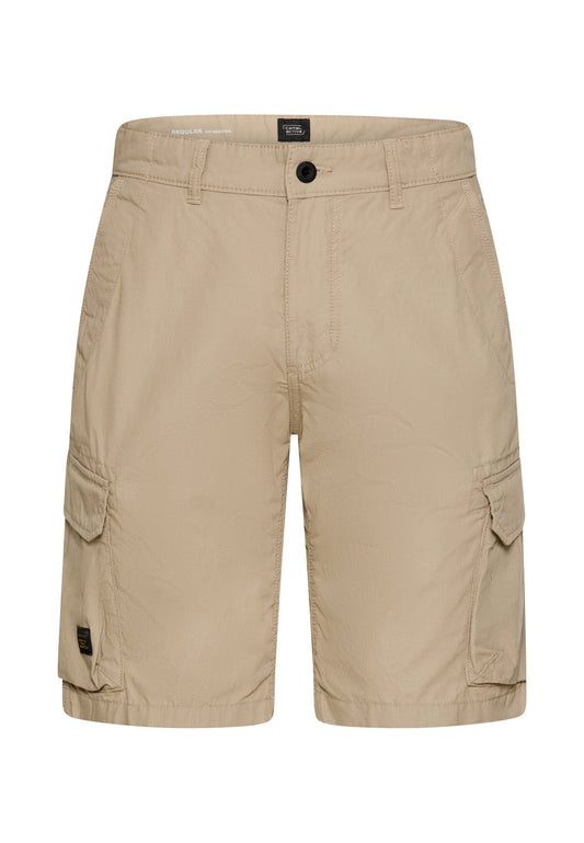 Cargoshorts aus reiner Baumwolle (Light Beige, Minimal)