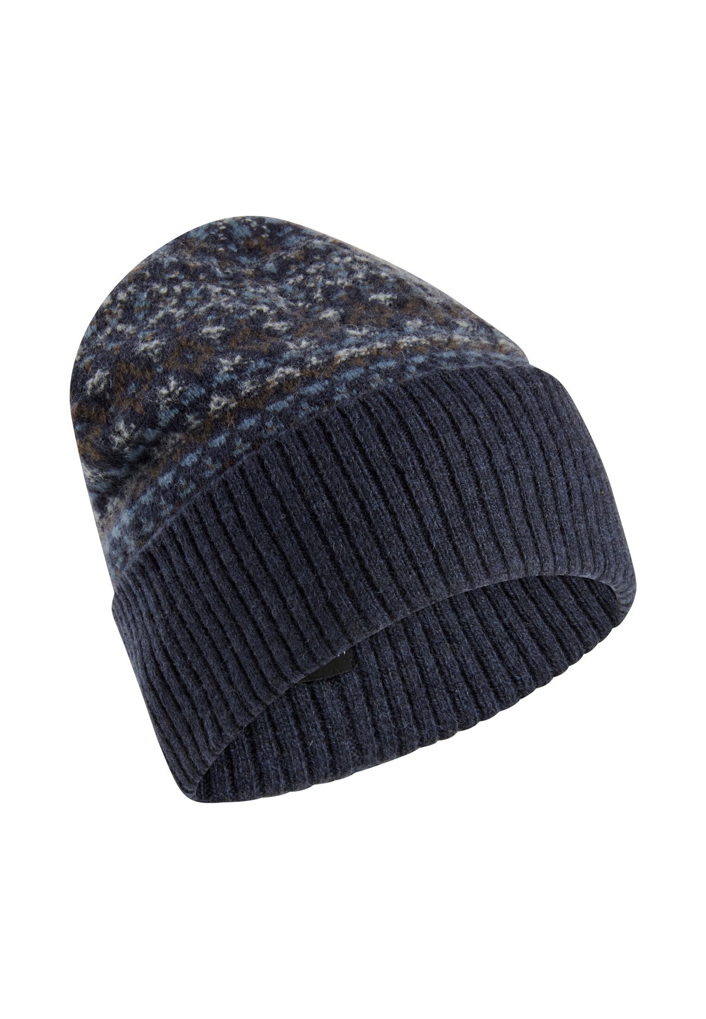 Beanie aus reiner Wolle (Dark Navy)