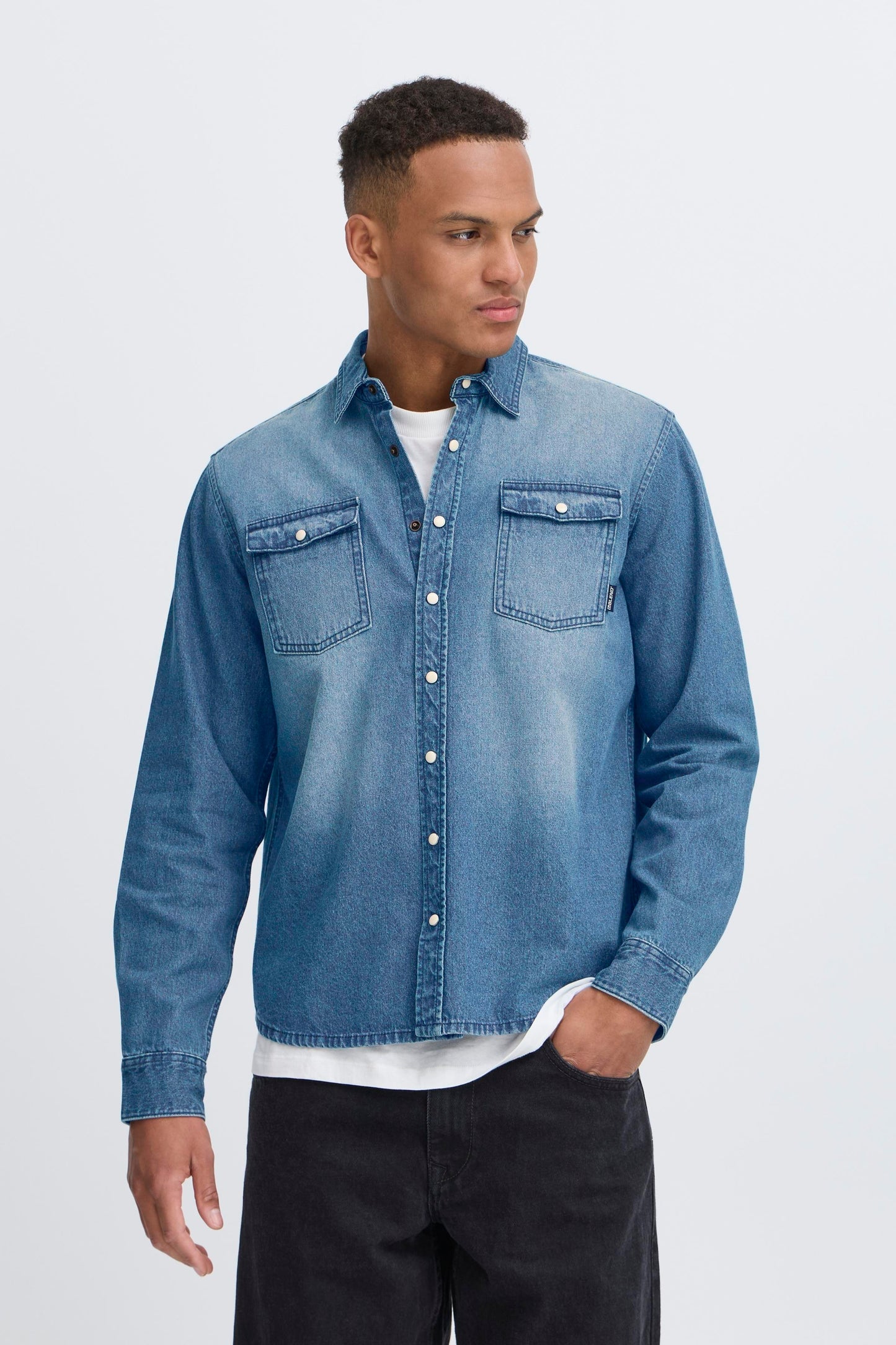 Bhdargo Denim Shirt (Denim Middle)