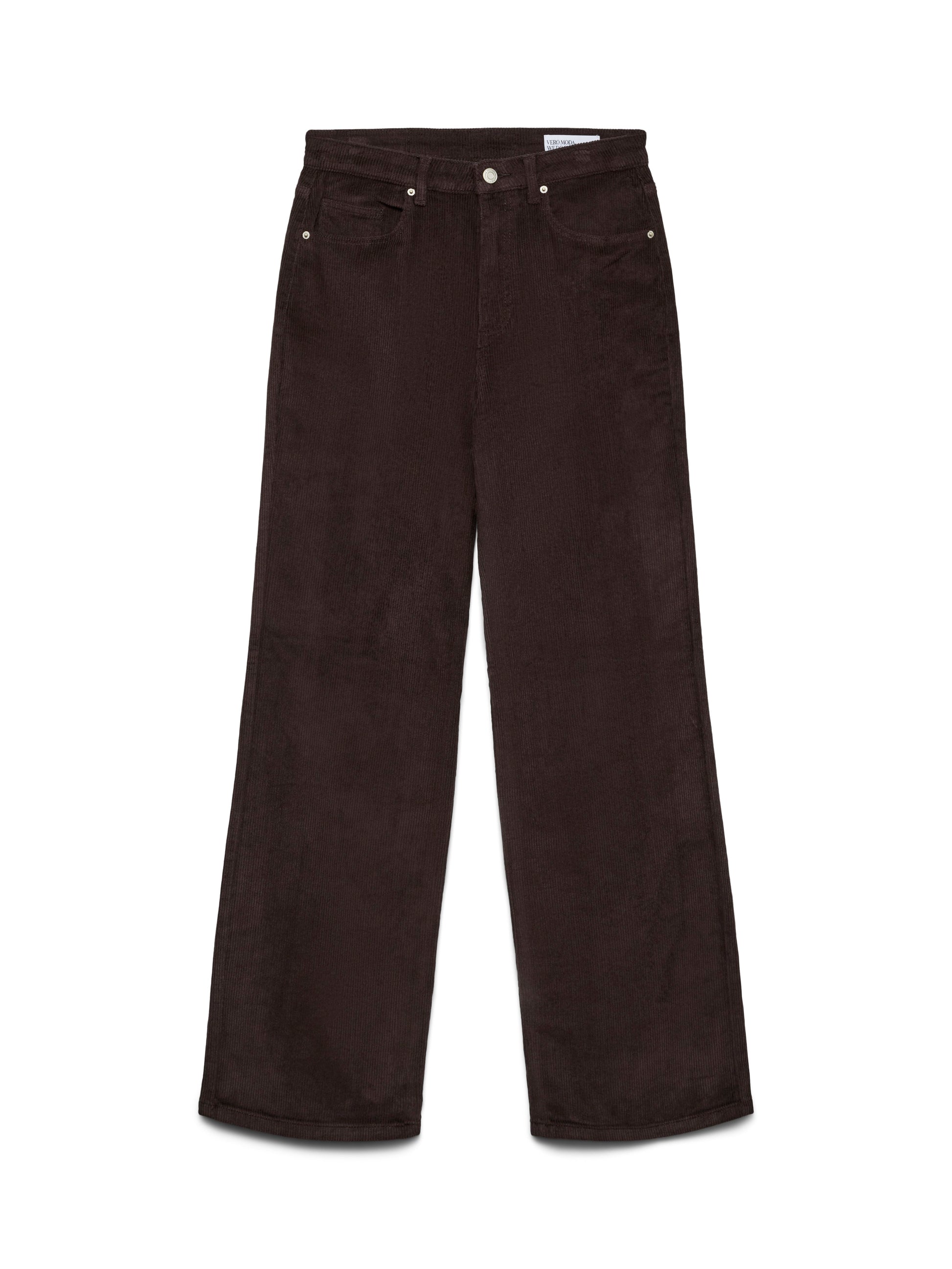 Vmtessa Hr Wide Corduroy Pants Ga Noos (Chocolate Tor)