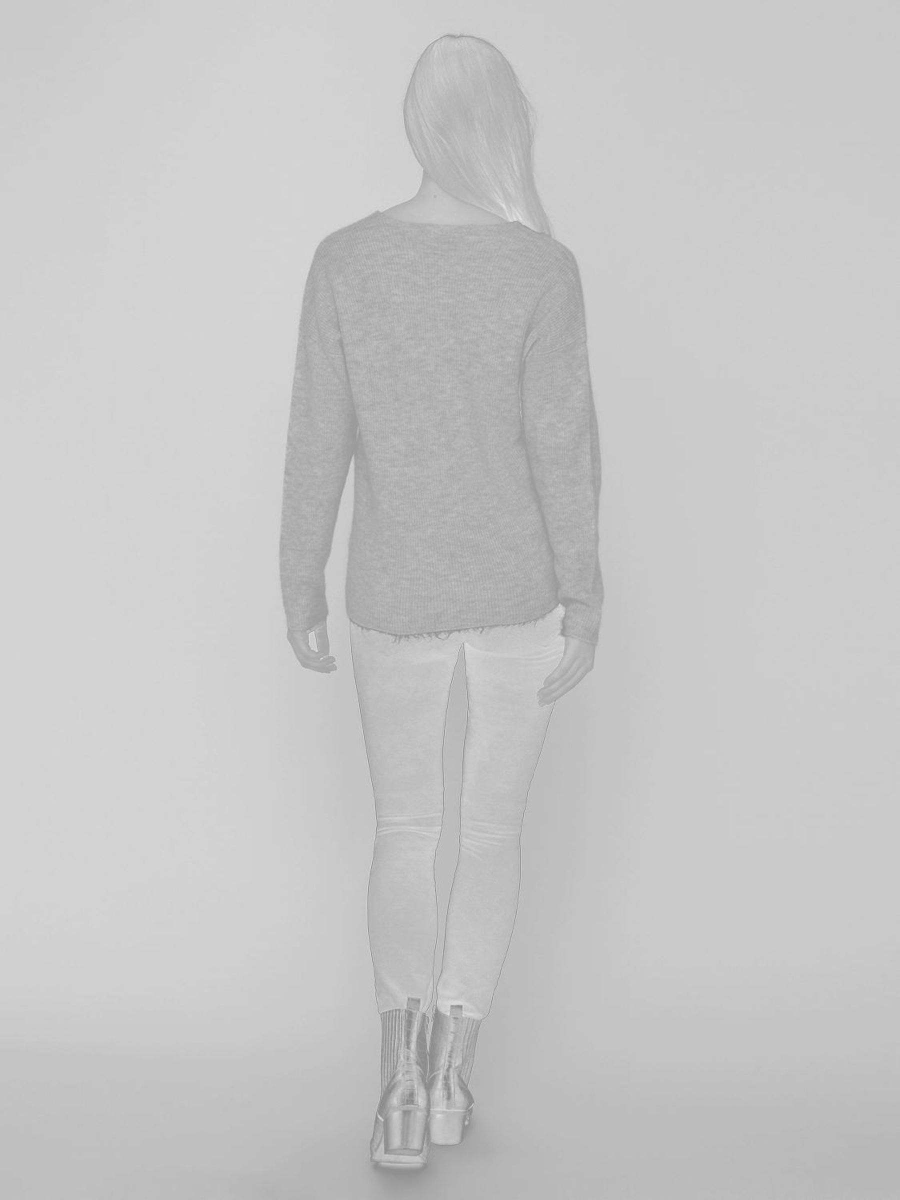 Vmcrewlefile Ls V-neck Blouse Noos (Sepia Rose)