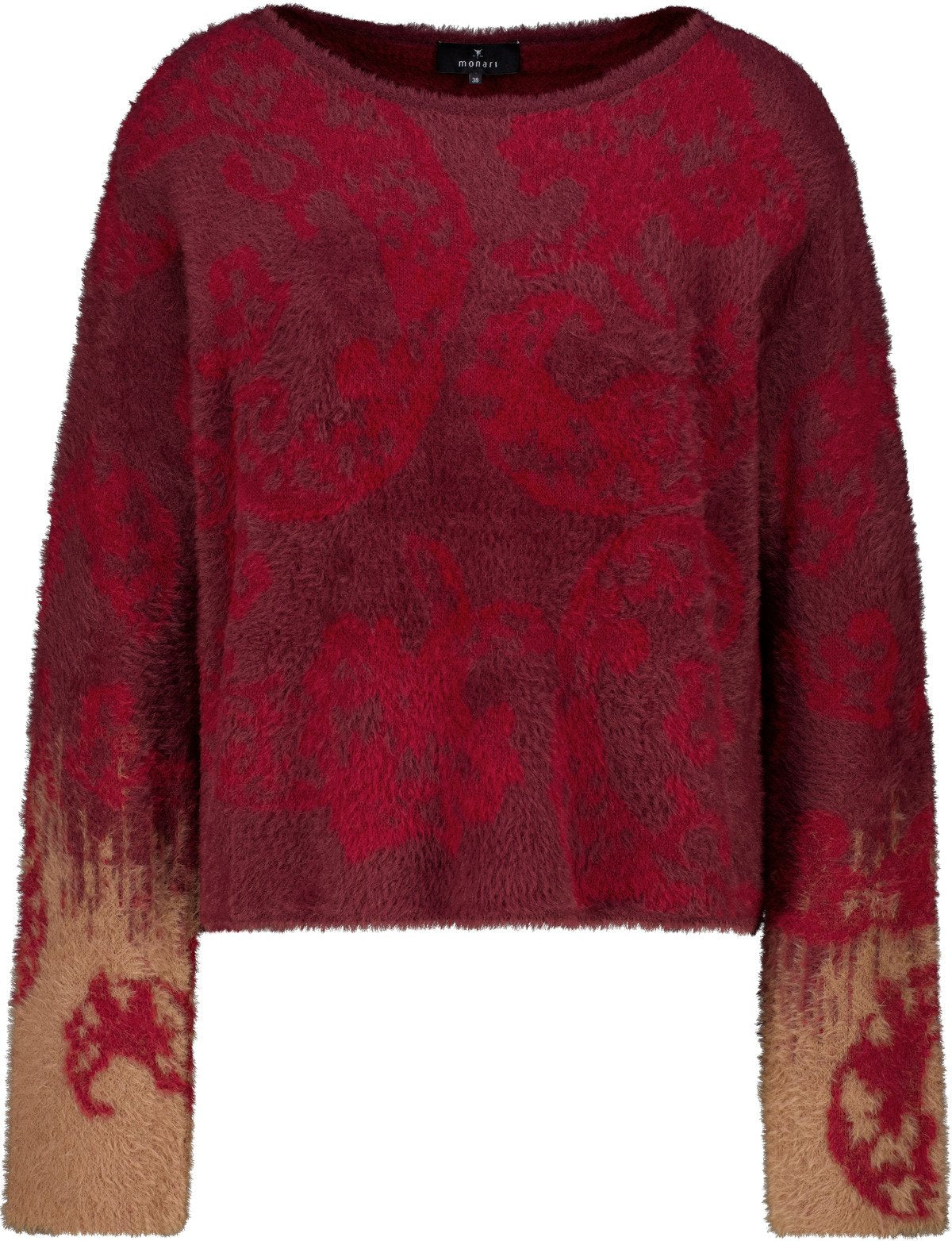 Strickpullover mit Paisley-Muster (Red Dahlia Gemus)