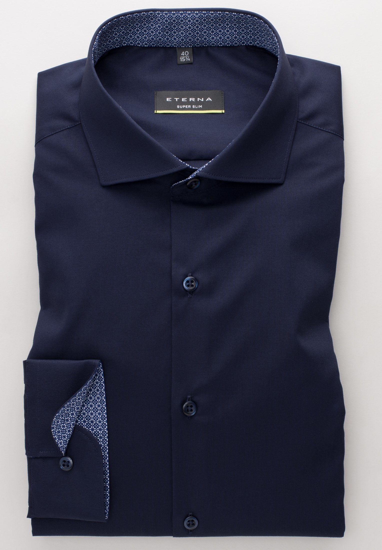 Hemd Stretch Langarm (Marine)