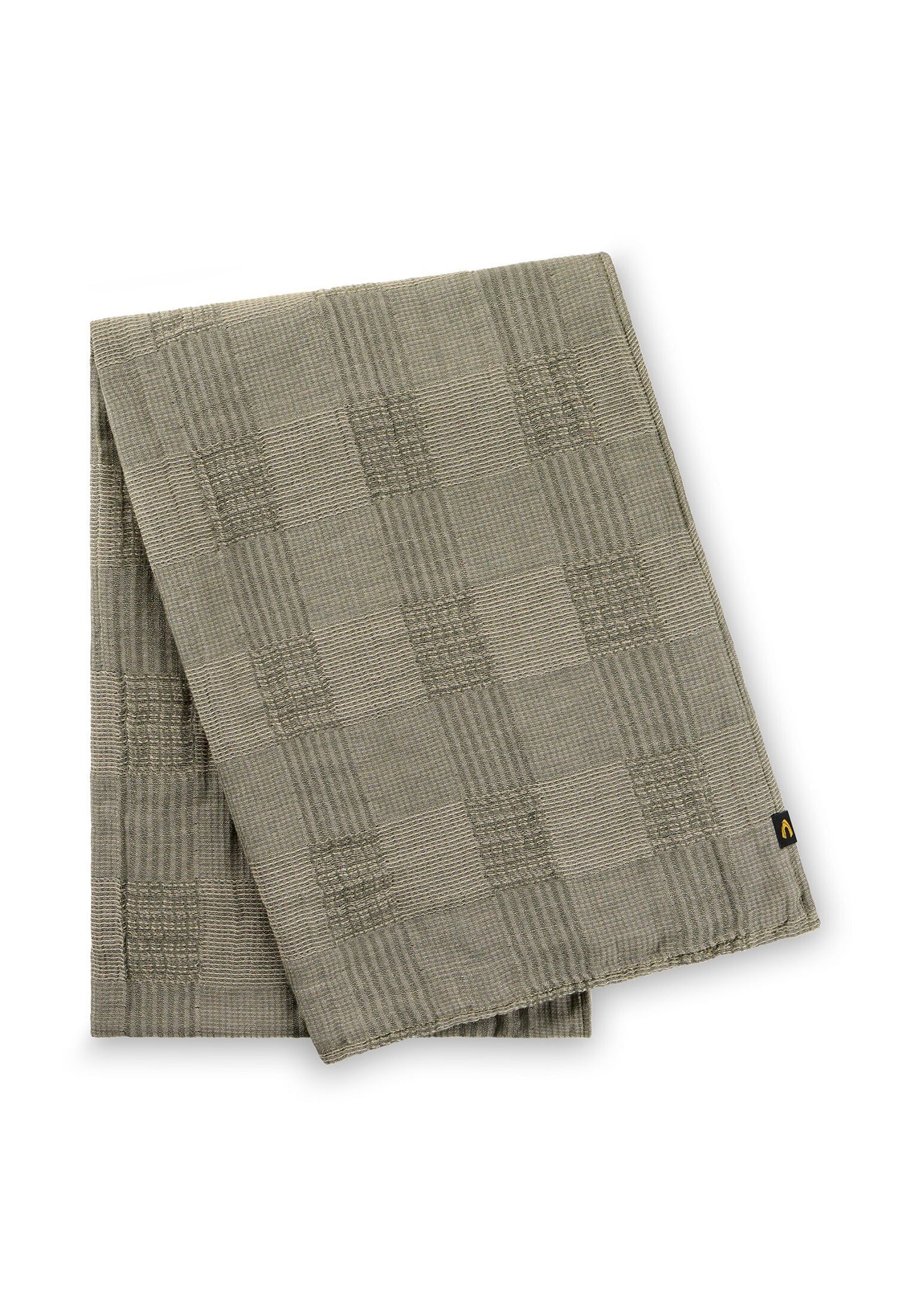 Gewebter Schal aus 100% Baumwolle (Olive Brown)