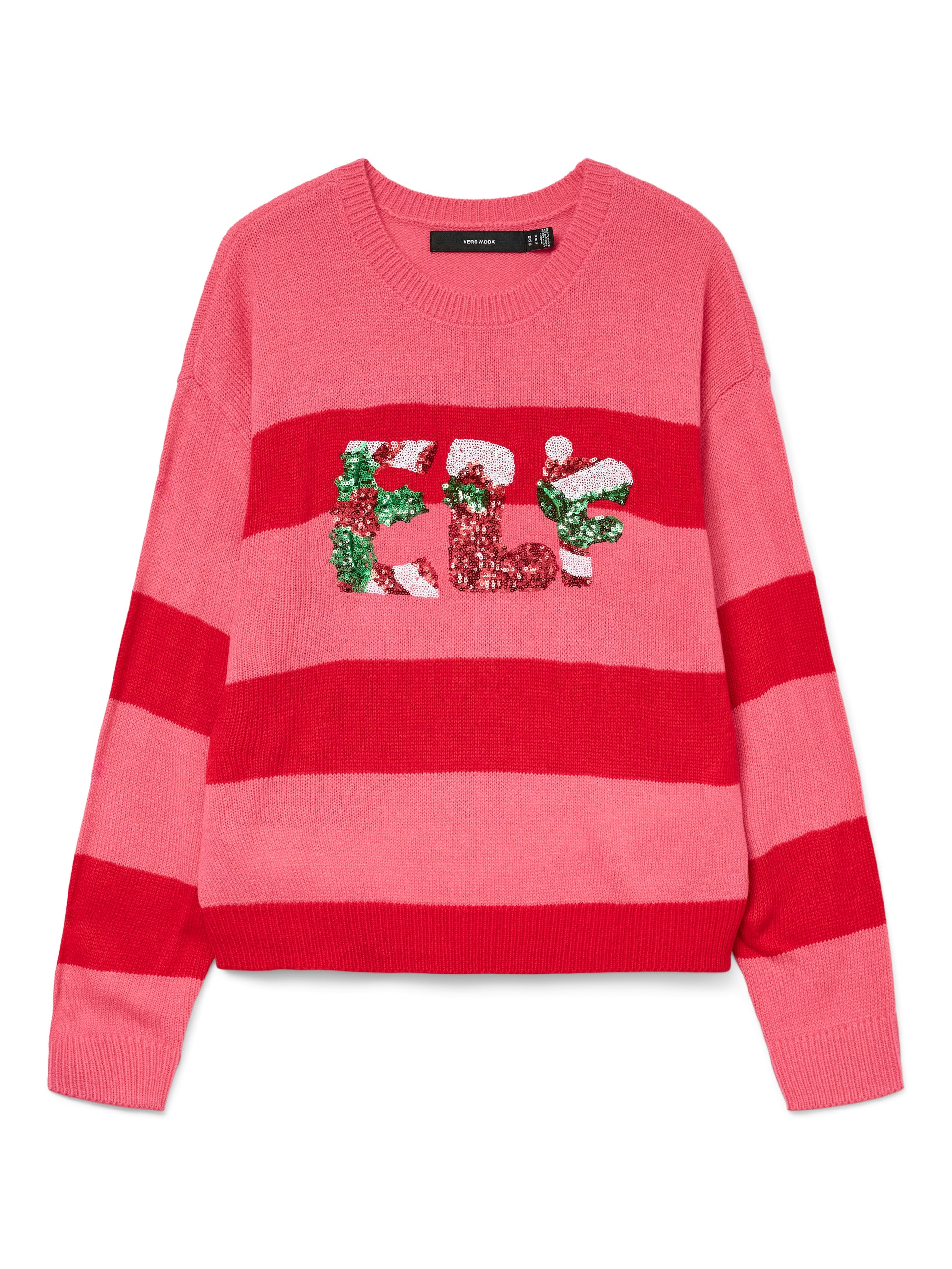 Vmelf Ls O-neck Pullover Xmas (Chinese Re)