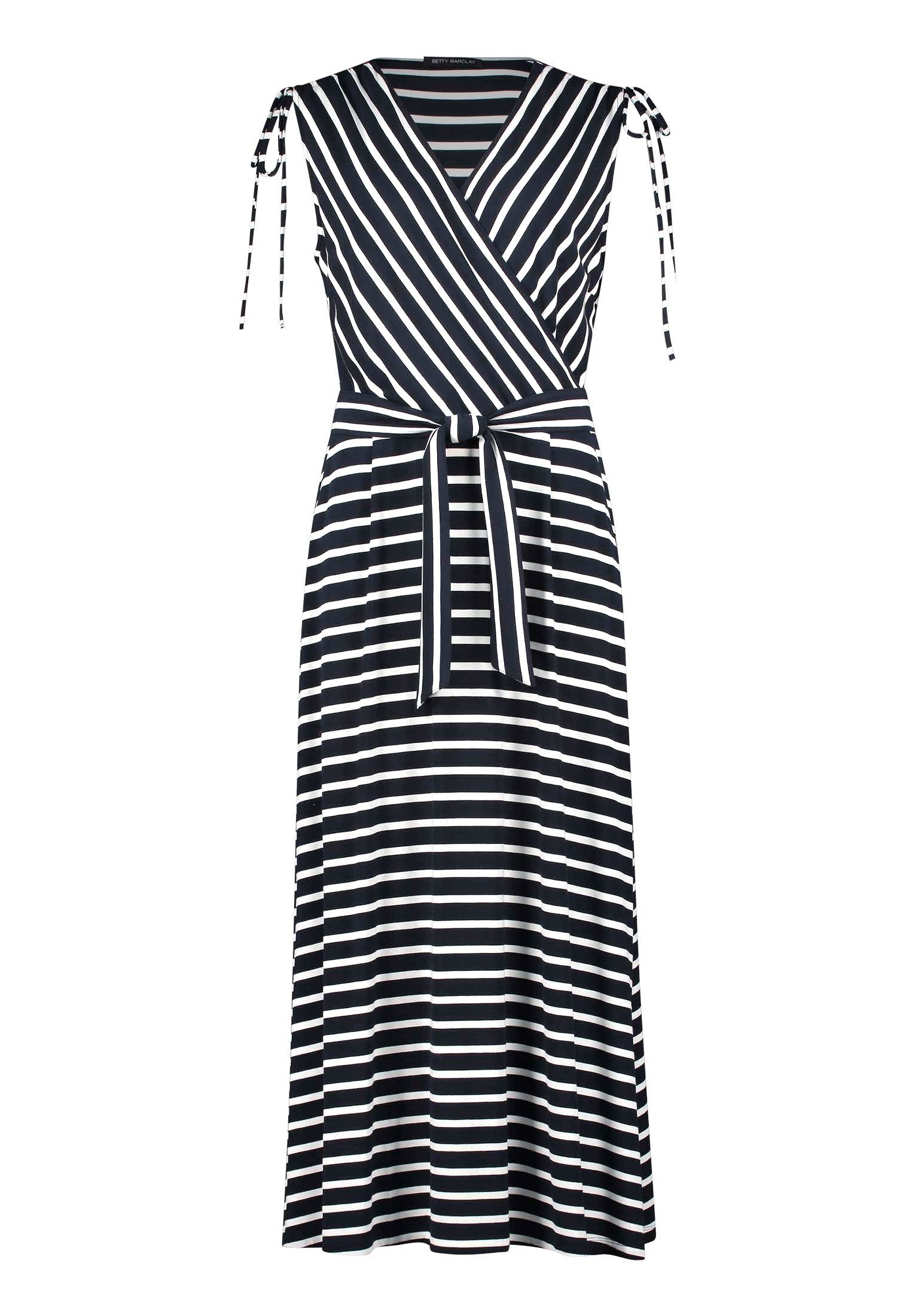 Jerseykleid (Dark Blue/cream)
