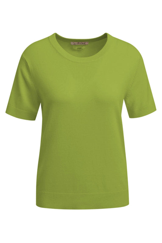 Basic Half Slv Pullover (Spring Green)