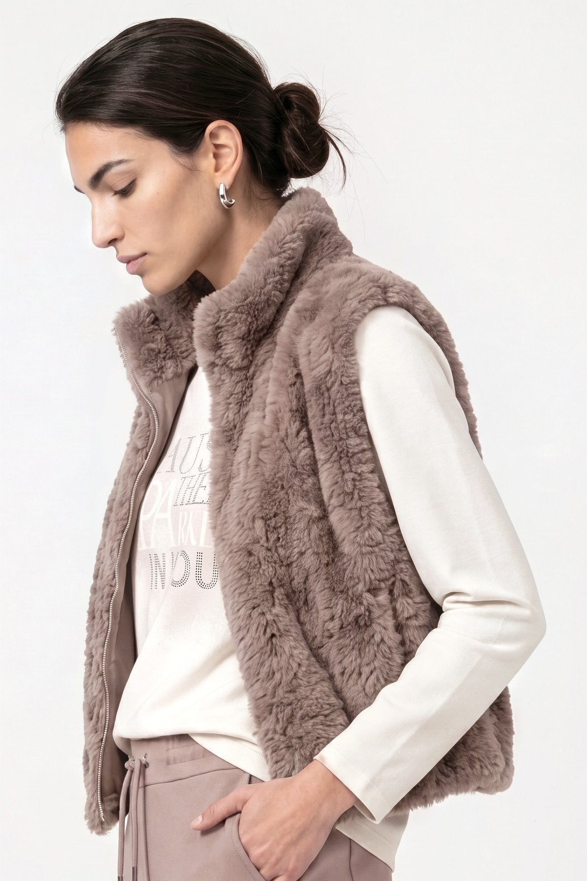Weste (Taupe)