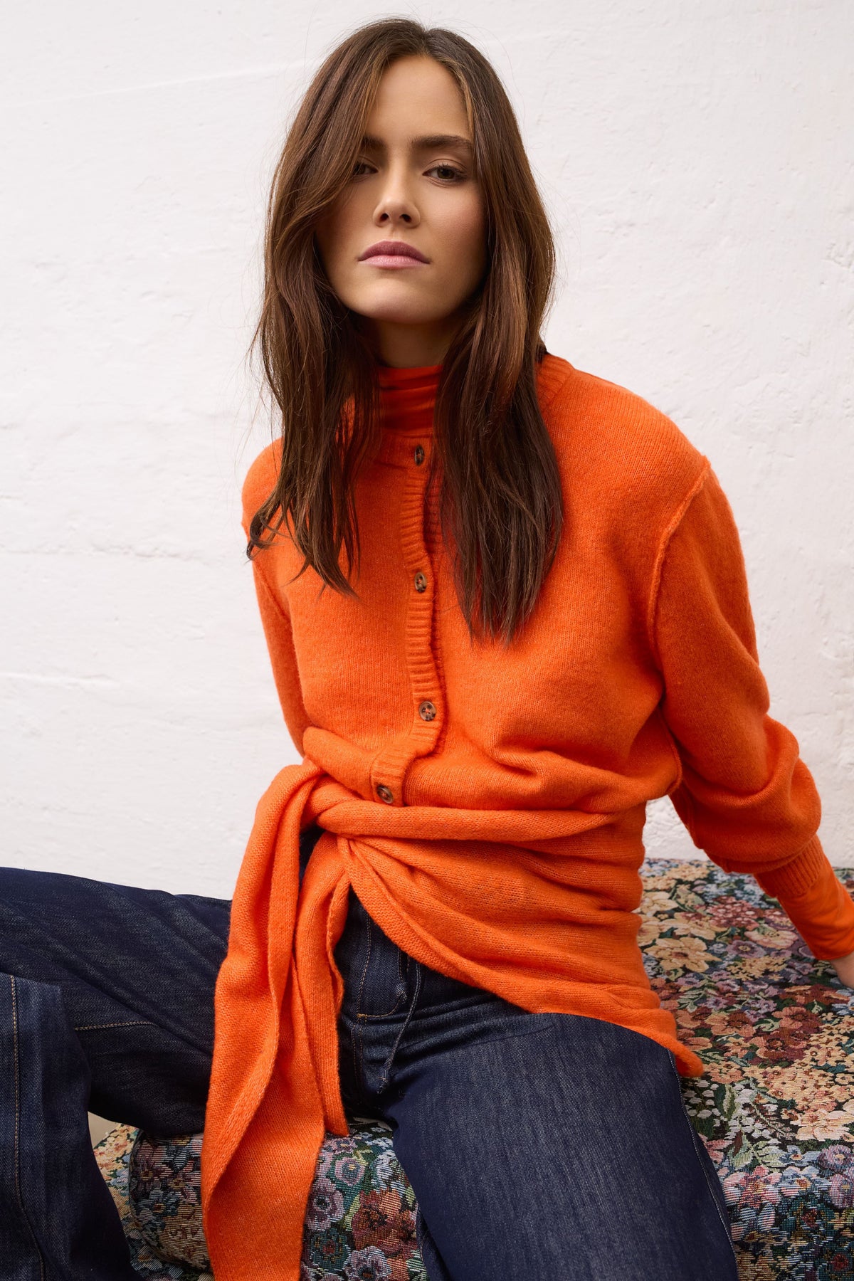 ILAYA Strickjacke (Orangeade)