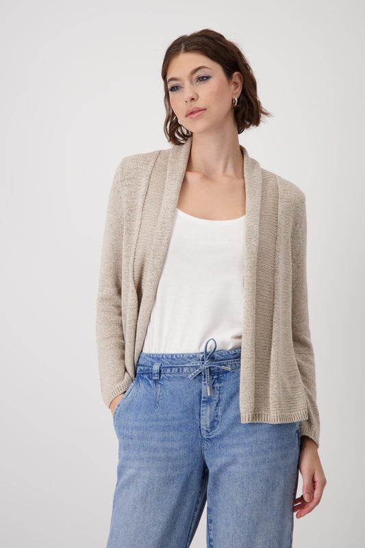 Strickjacke (Warm Sand)
