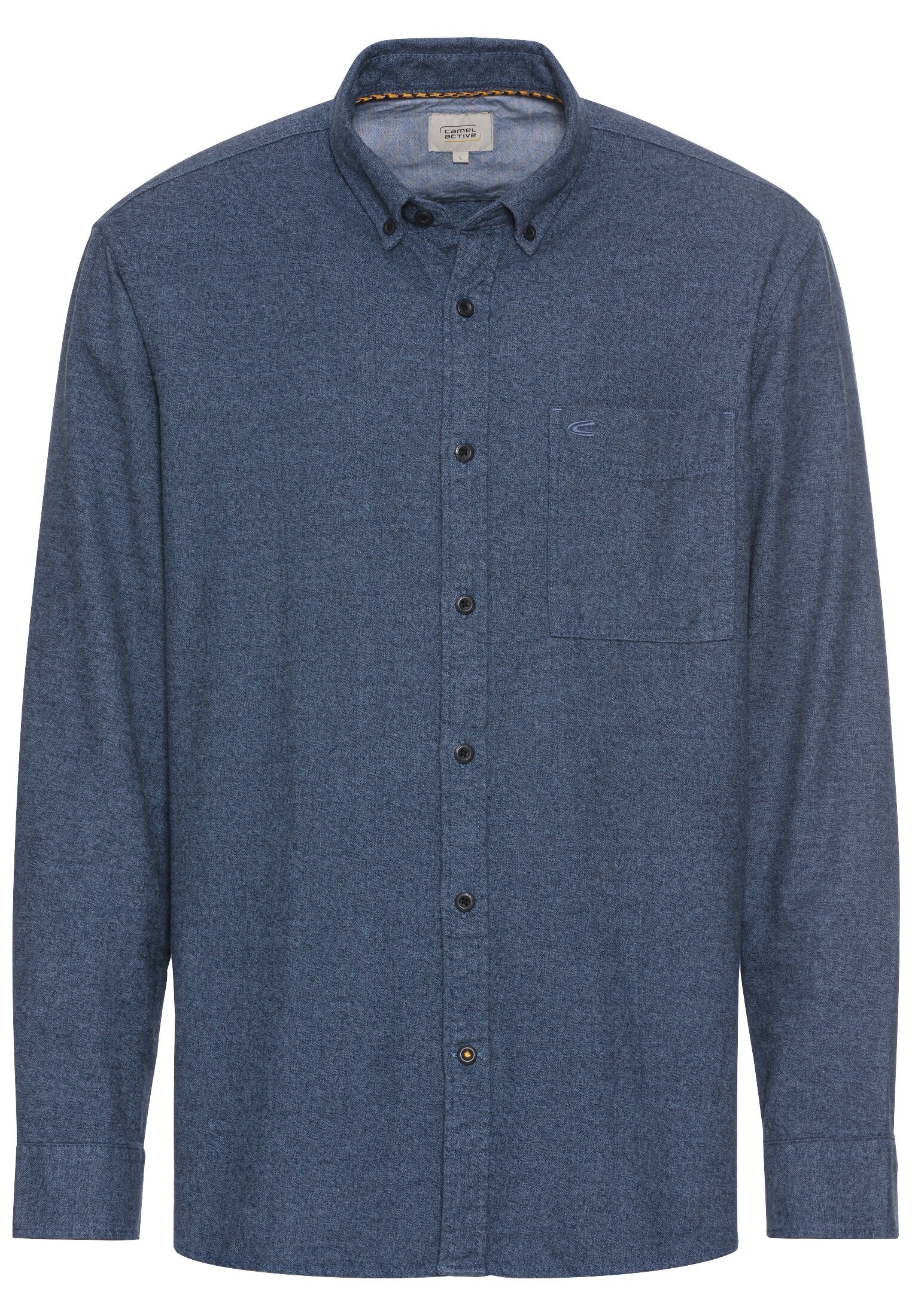 Flanell Karohemd aus reiner Baumwolle (Night Blue)