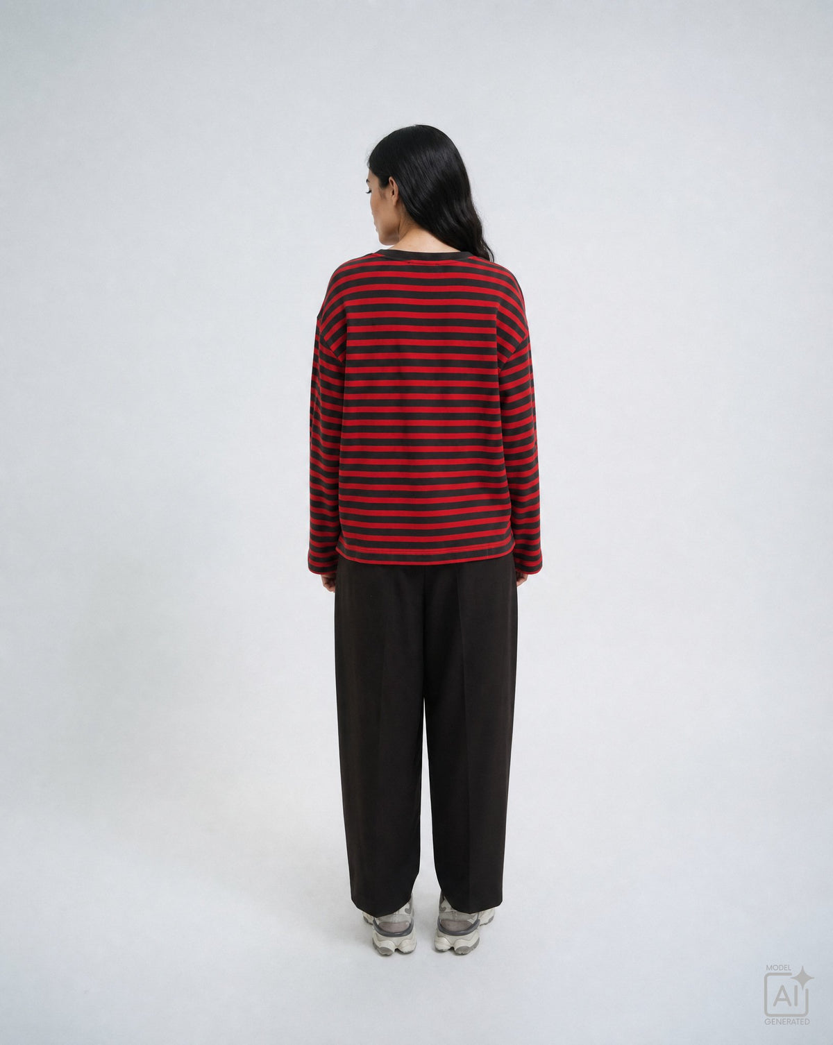 Boxy Sweatshirt Soul Studio Striped (Love)