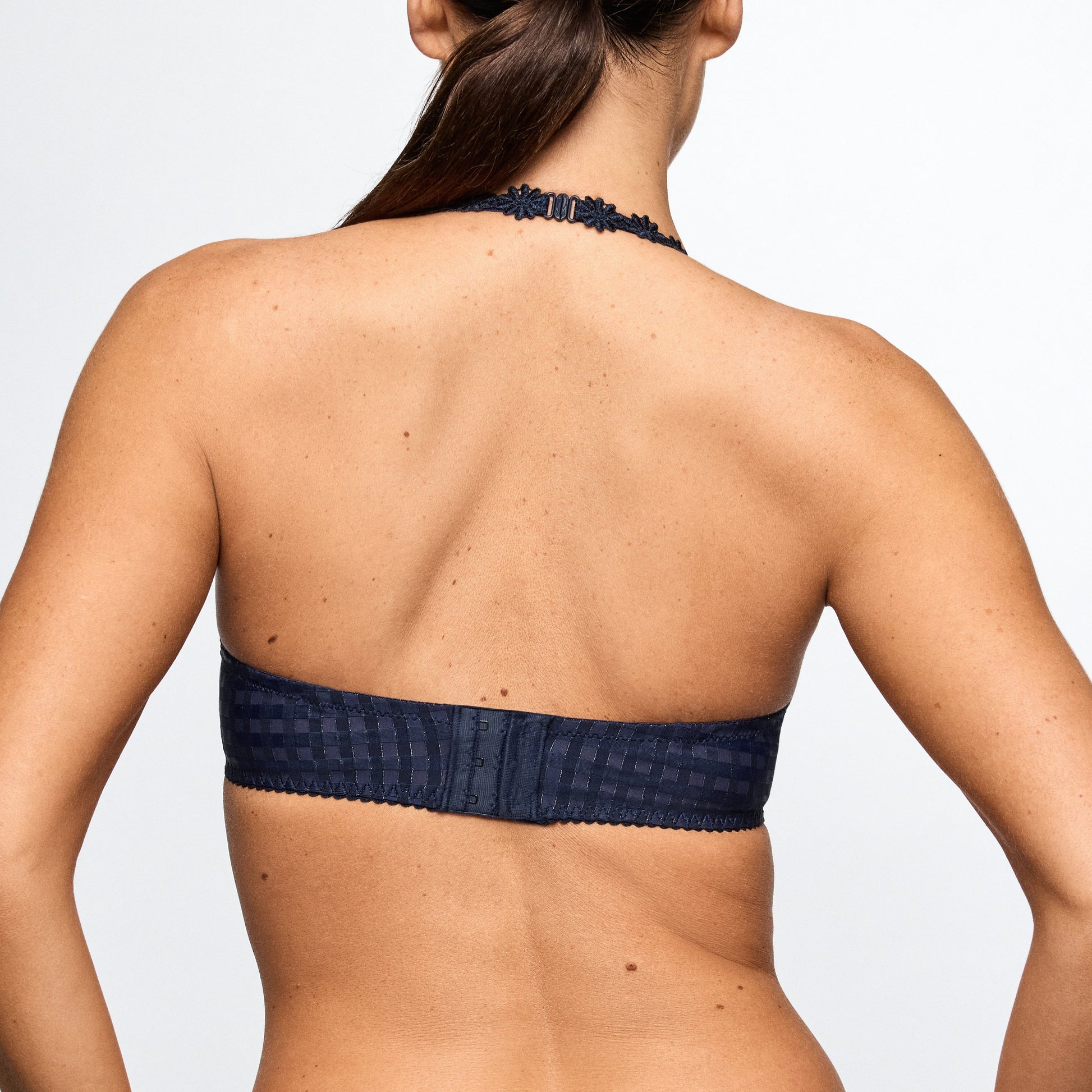 AVERO velvet blue Unterlegter BH Herzform (Vel)