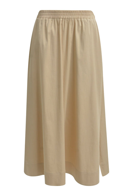 Cotton Skirt (Camel)