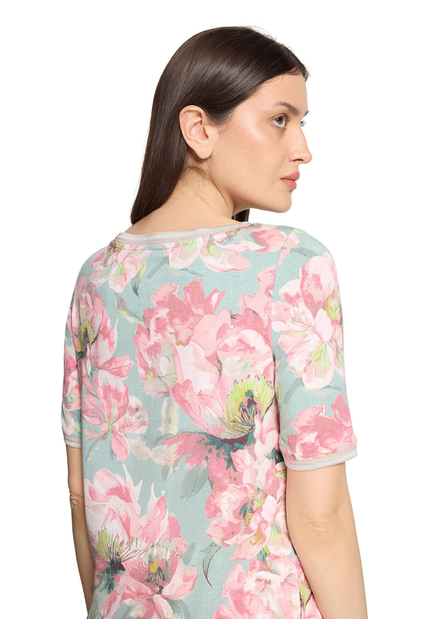 Casual-Shirt (Mint/rosé)