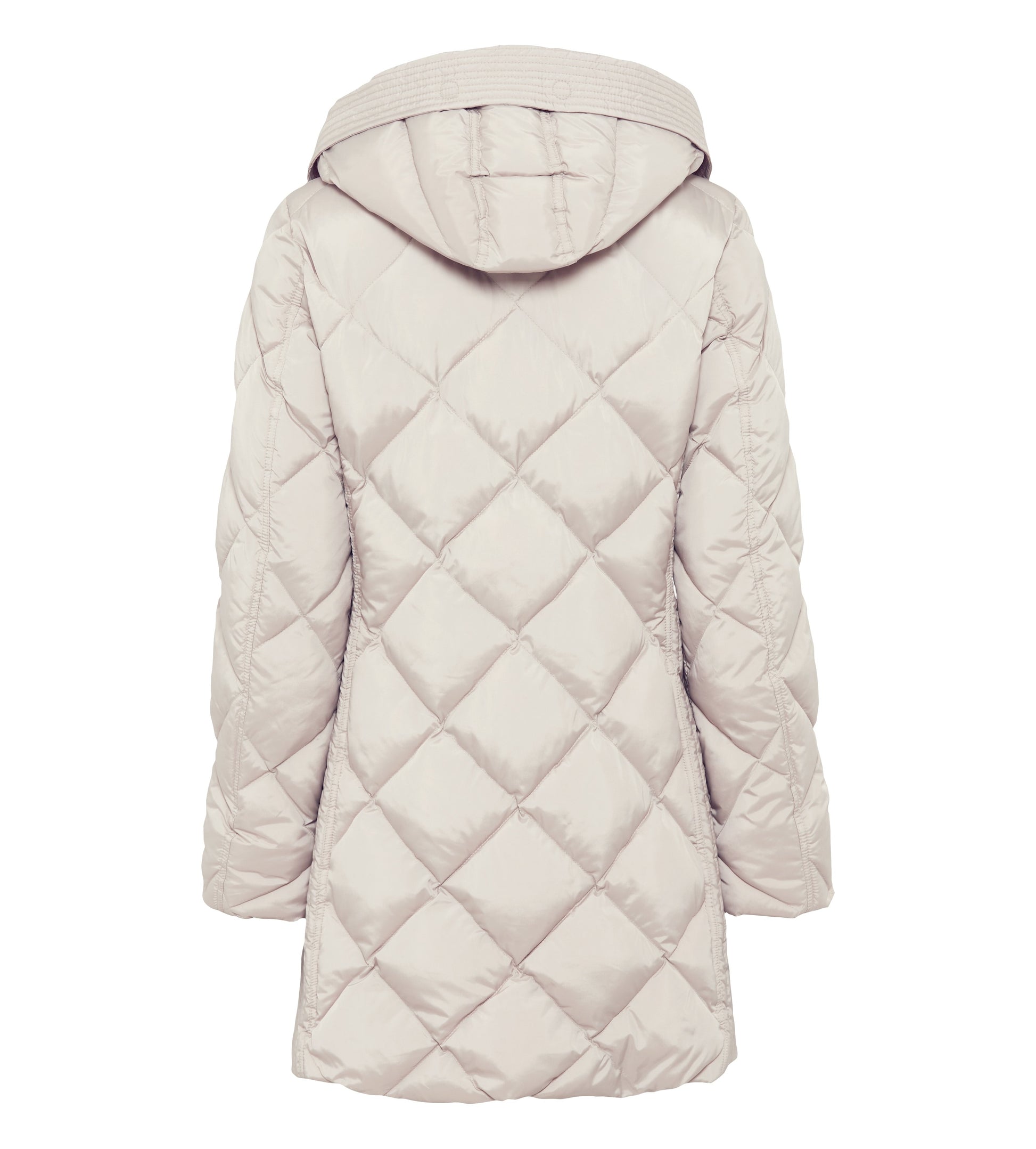 Steppkurzmantel (Beige/kitt)