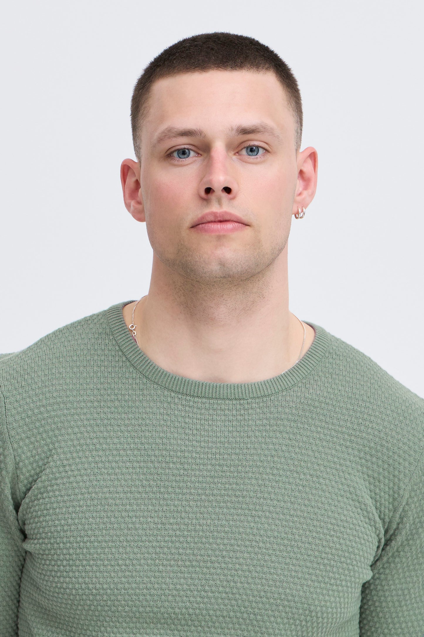 Bhredhill Crew Neck Knit Noos (Laurel Wreath)