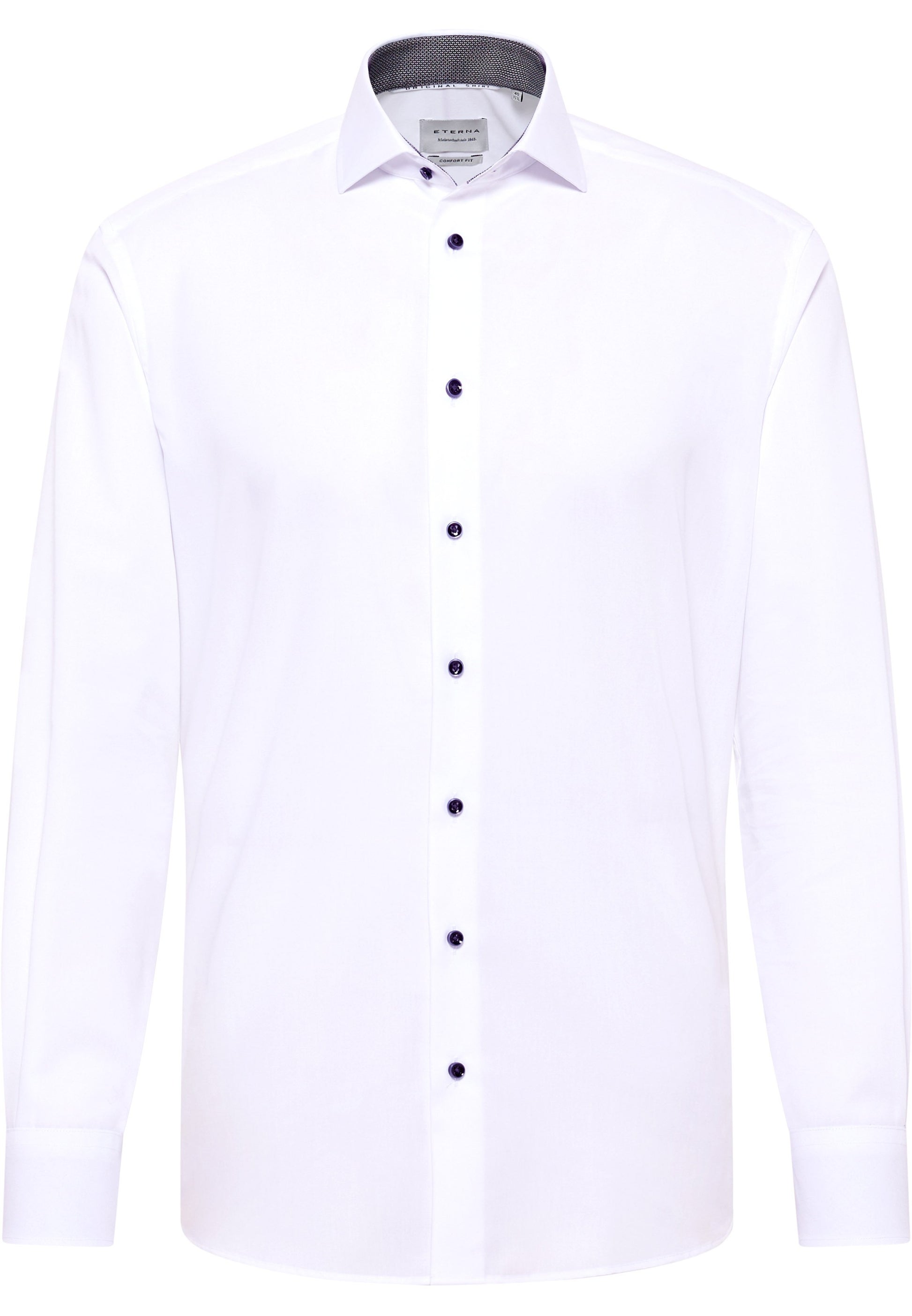 Original Shirt Popeline Langarm (Weiss)
